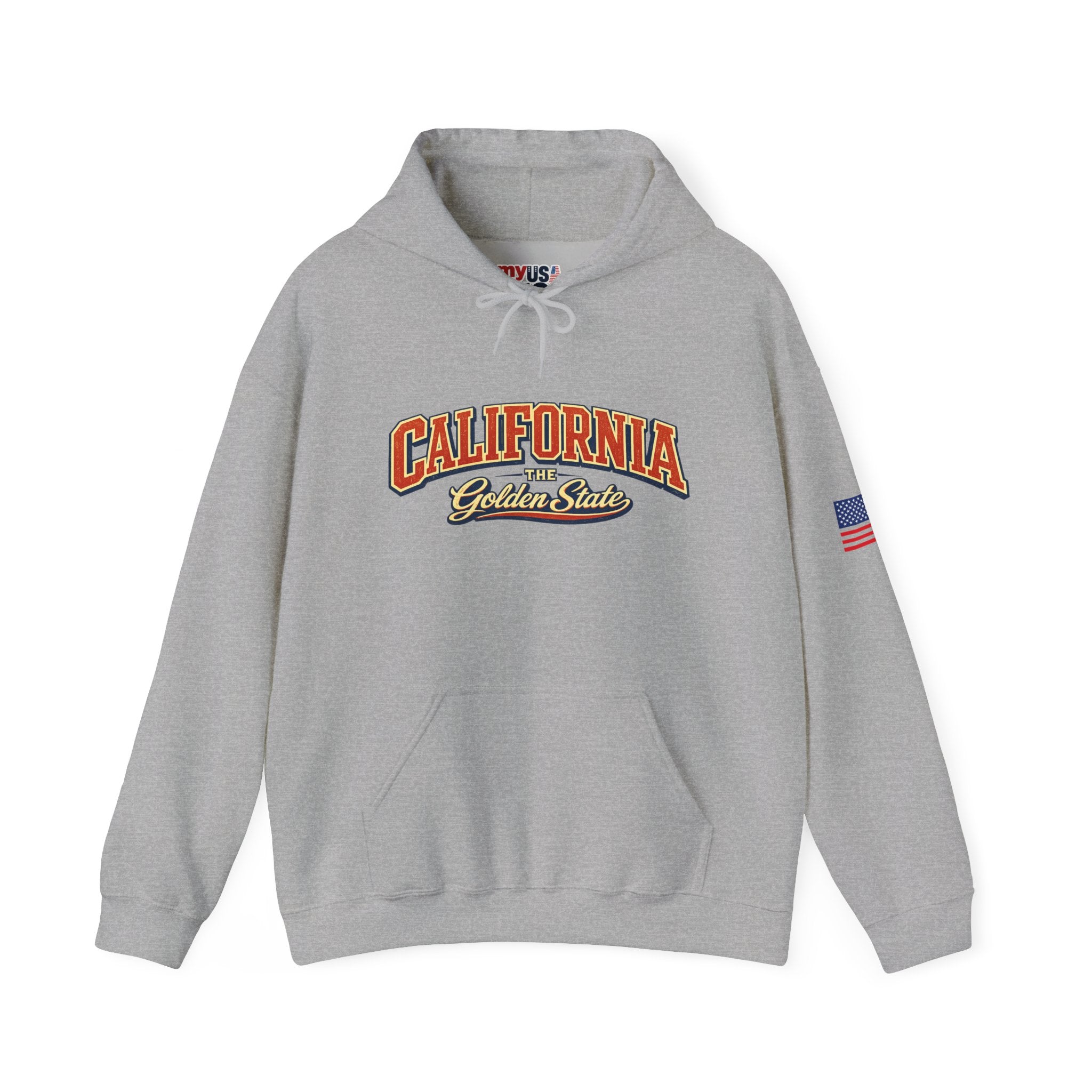 California The Golden State Heavy Blend Hooded Sweatshirt