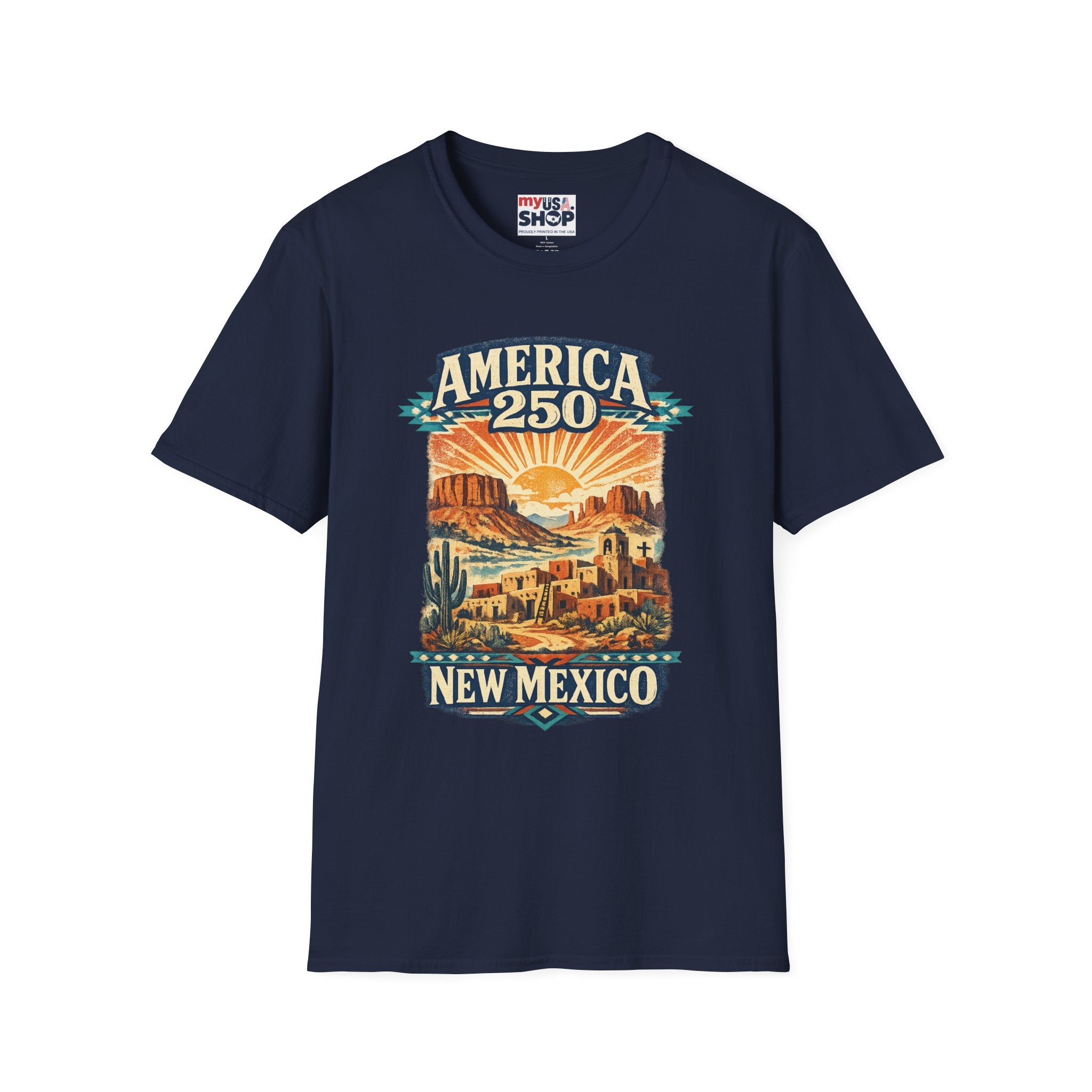 America 250 x New Mexico — Vintage Desert Sunset