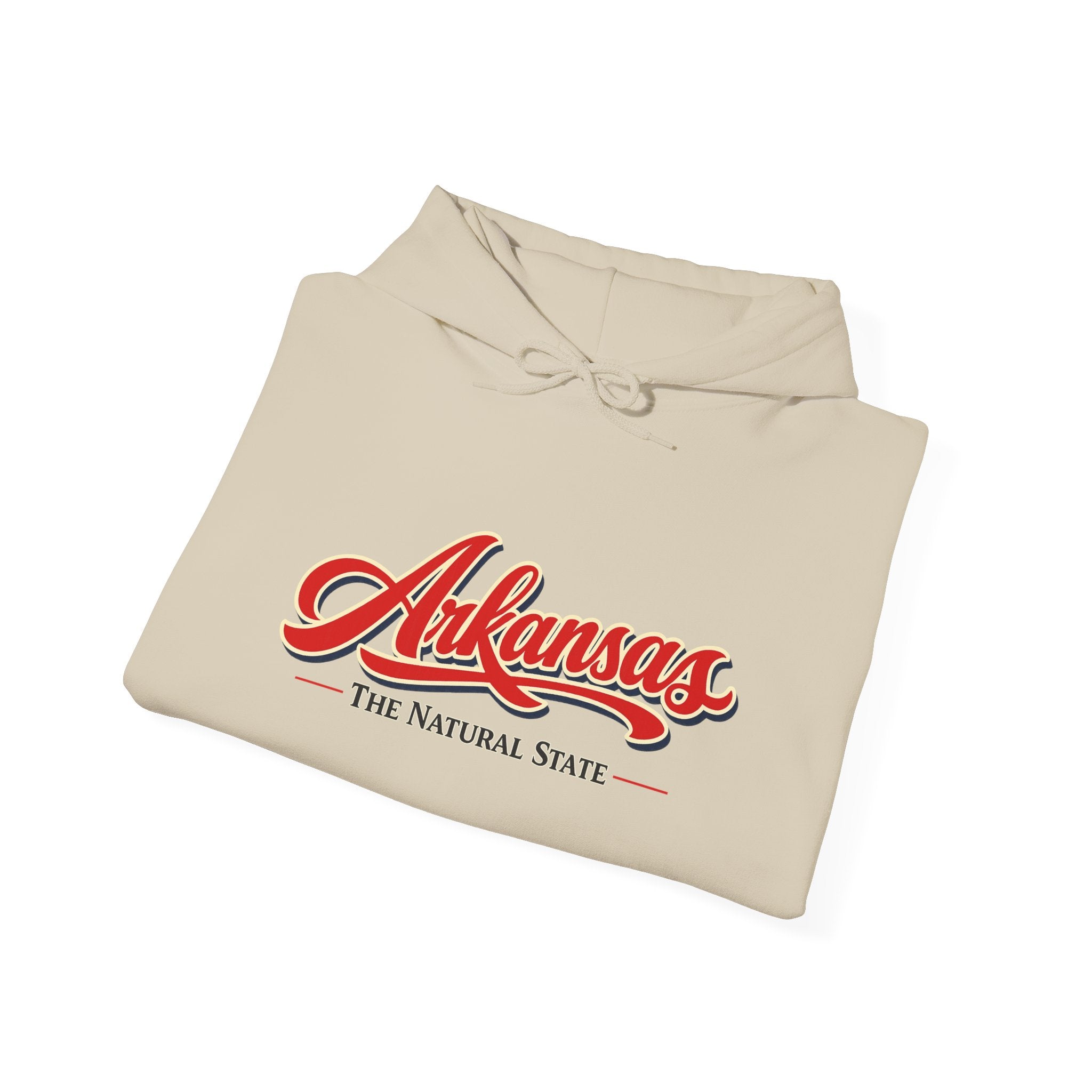 Arkansas The Natural State Heavy Blend Hooded Sweatshirt