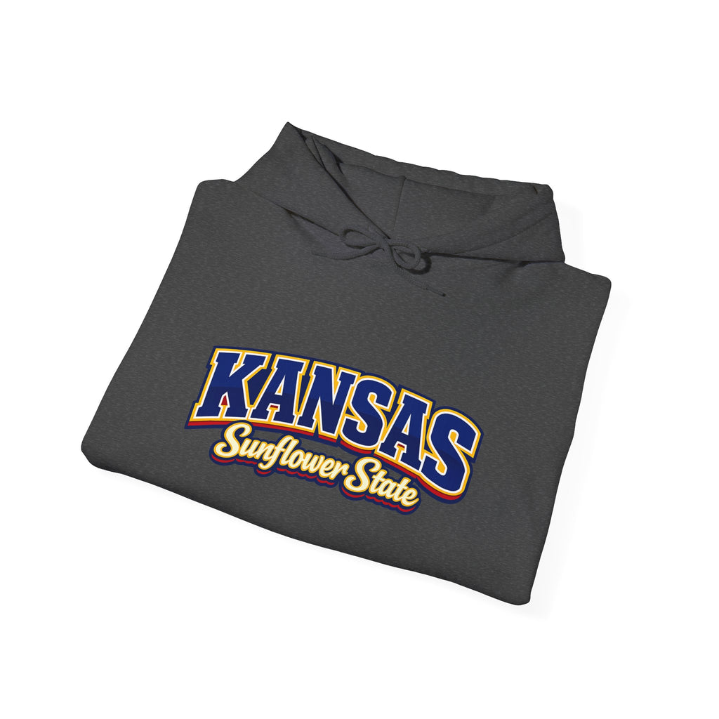 Kansas Sunflower State Heavy Blend Hooded Sweatshirt