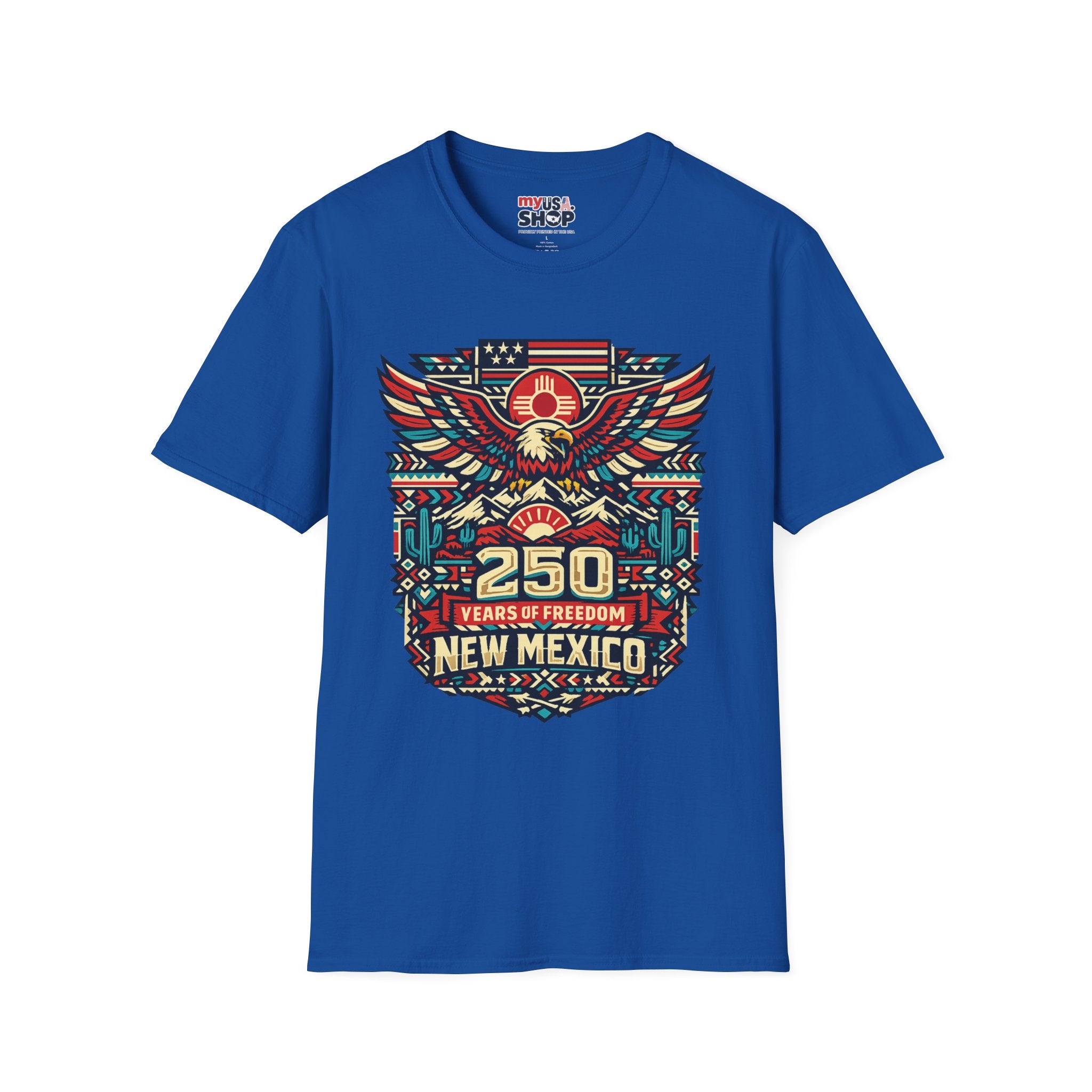 America 250 x New Mexico 250th Anniversary Eagle — State Pride Patriotic