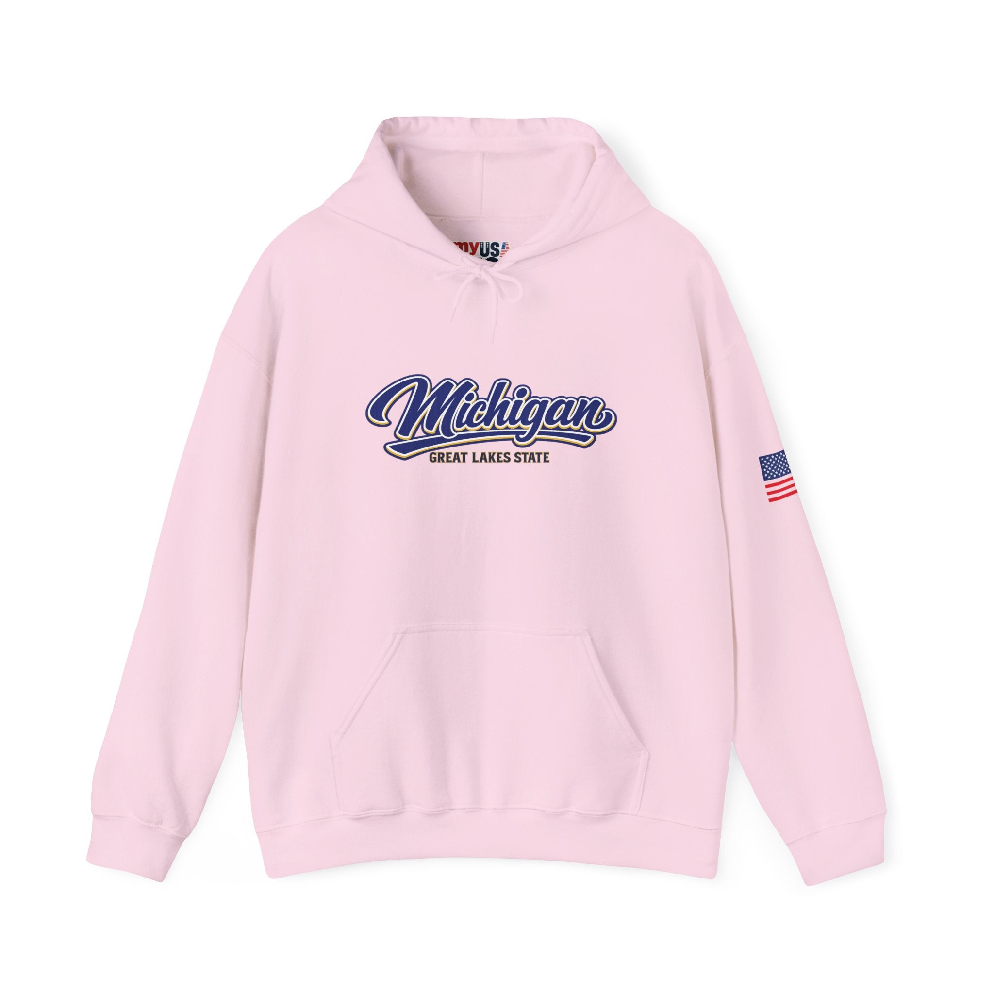 Michigan Great Lakes State Heavy Blend Hooded Sweatshirt
