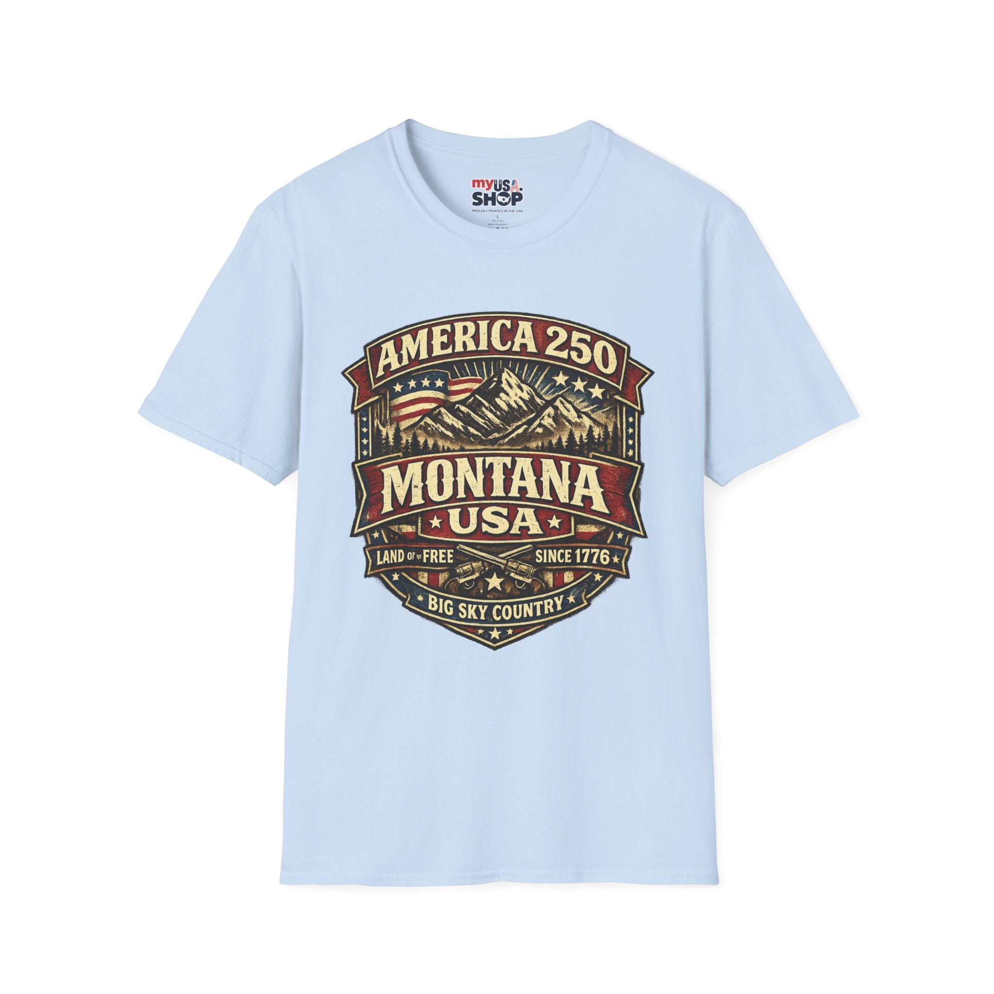 America 250 Montana Vintage Mountain