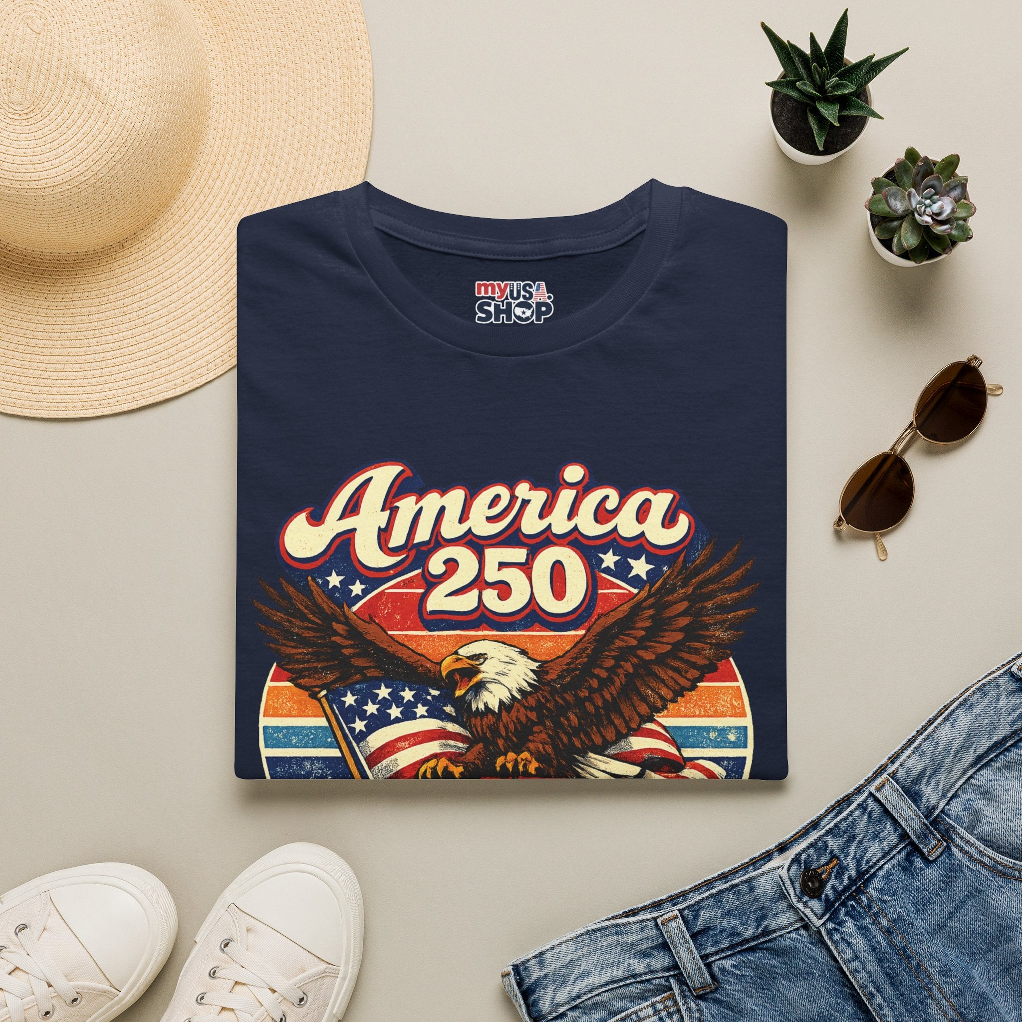 America 250 - Eagle Virginia Design Tee