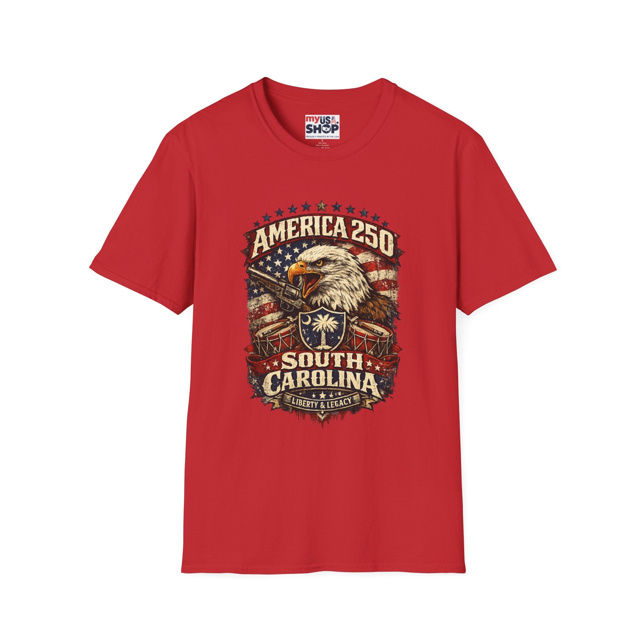 America 250 South Carolina T-Shirt Liberty and Legacy Celebration Tee