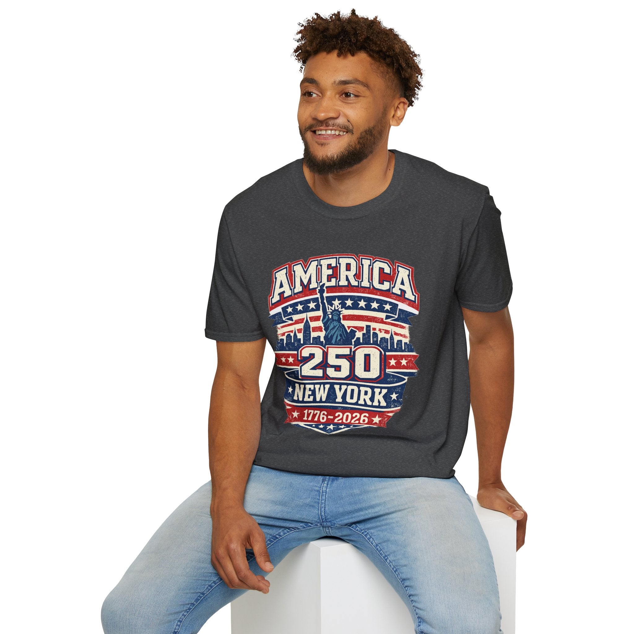 America 250 New York — 1776-2026 Patriotic Tee