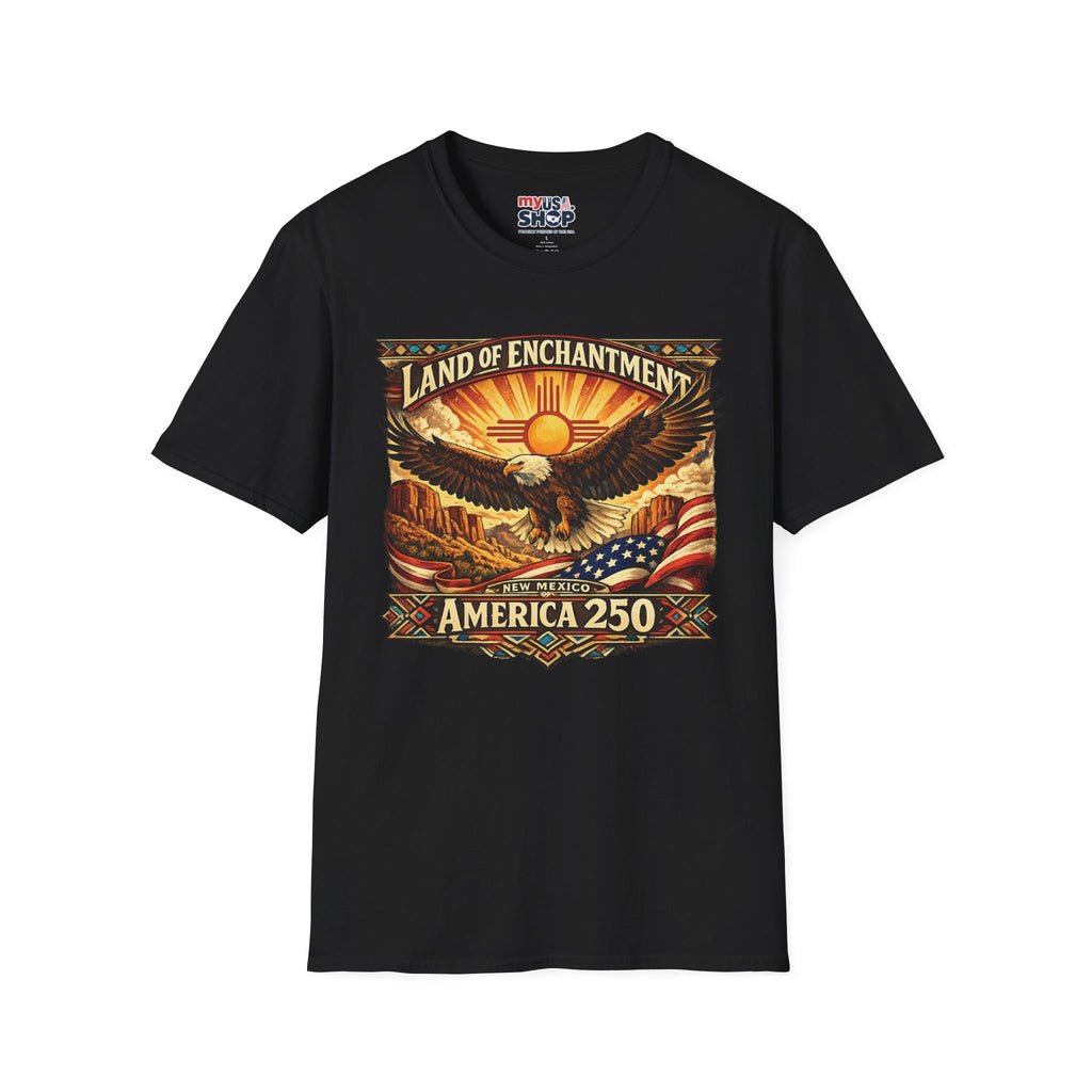 America 250 Land of Enchantment Eagle — New Mexico Patriotic Graphic Tee