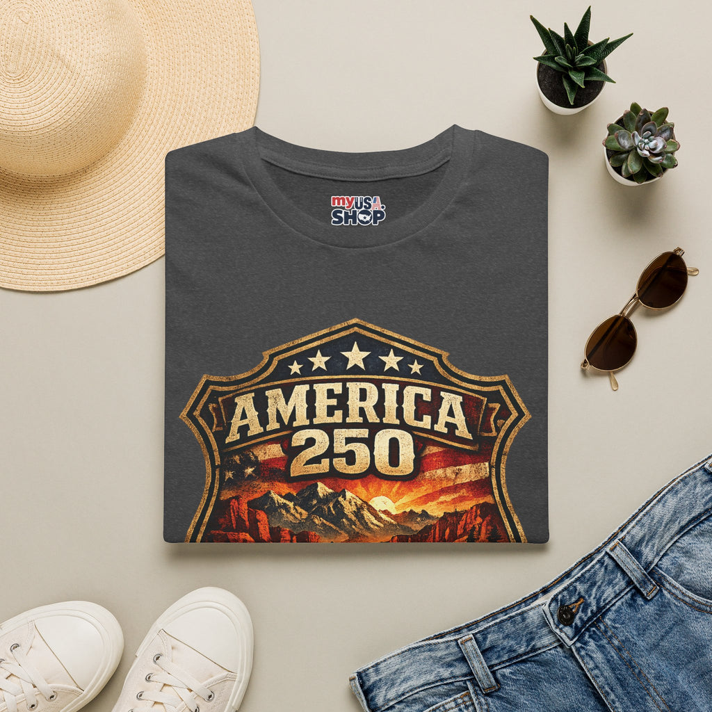 America 250 Utah State Shirt — Vintage Canyon Heritage Tee