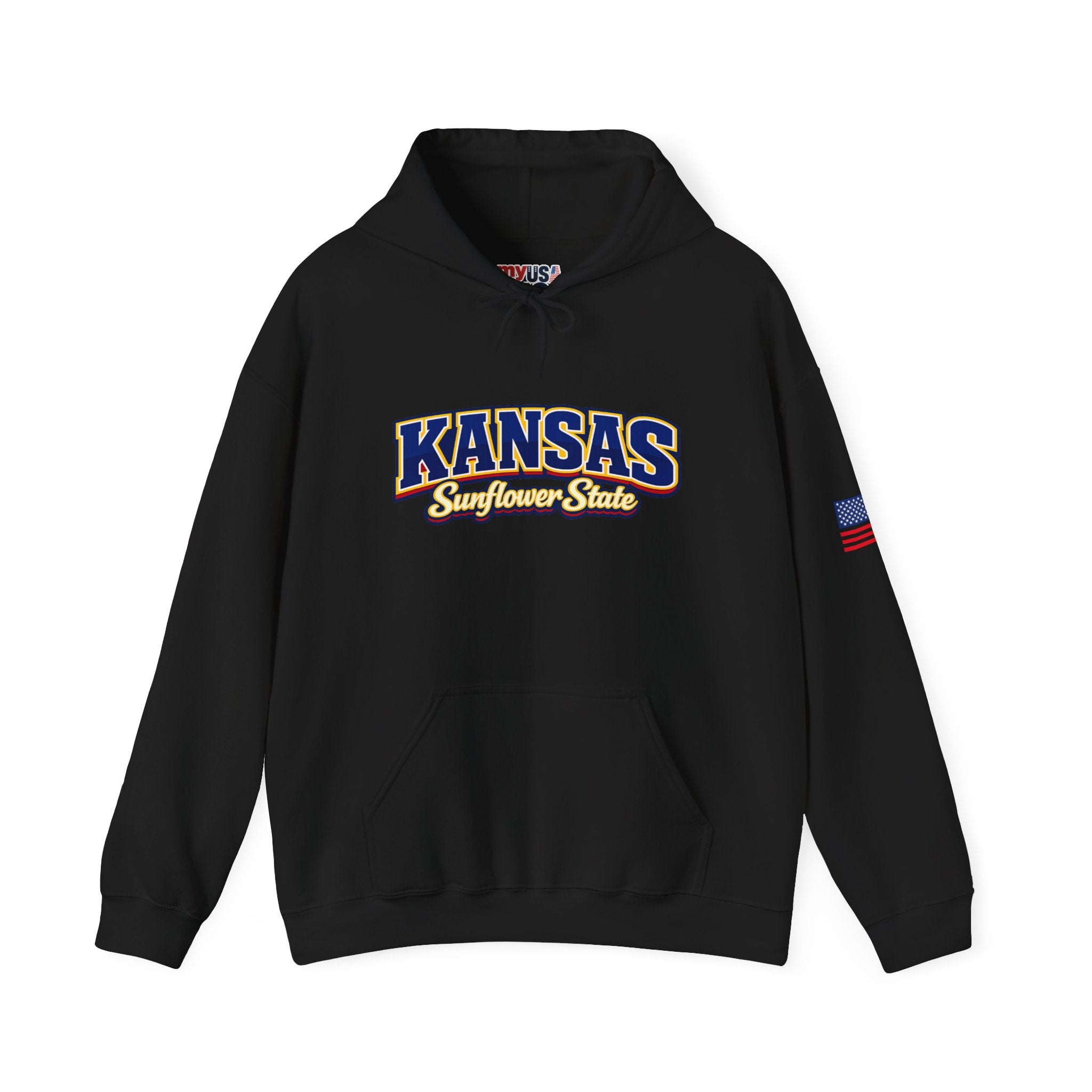 Kansas Sunflower State Heavy Blend Hooded Sweatshirt