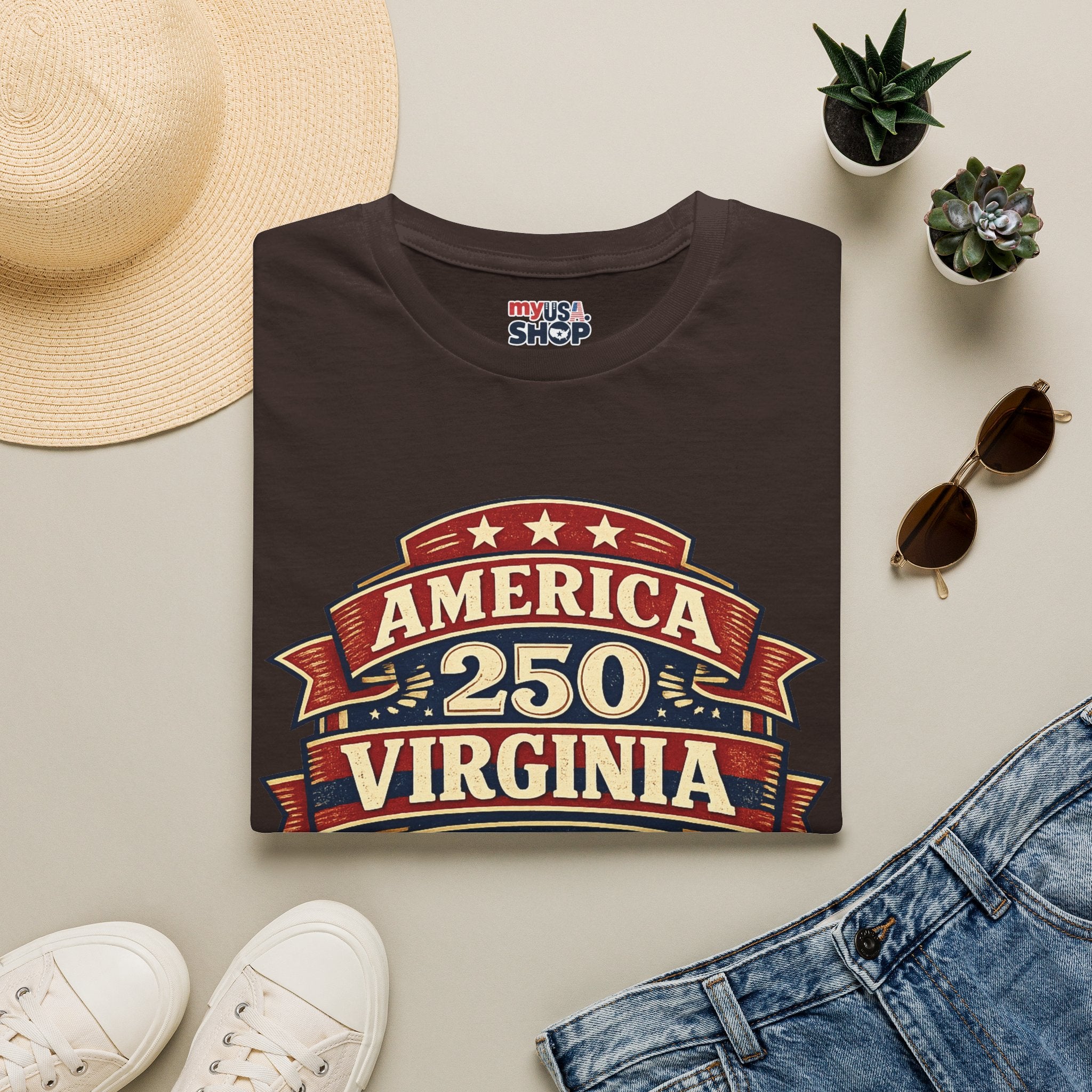 American 250 Virgnia Tee Birthplace of the Nation Design