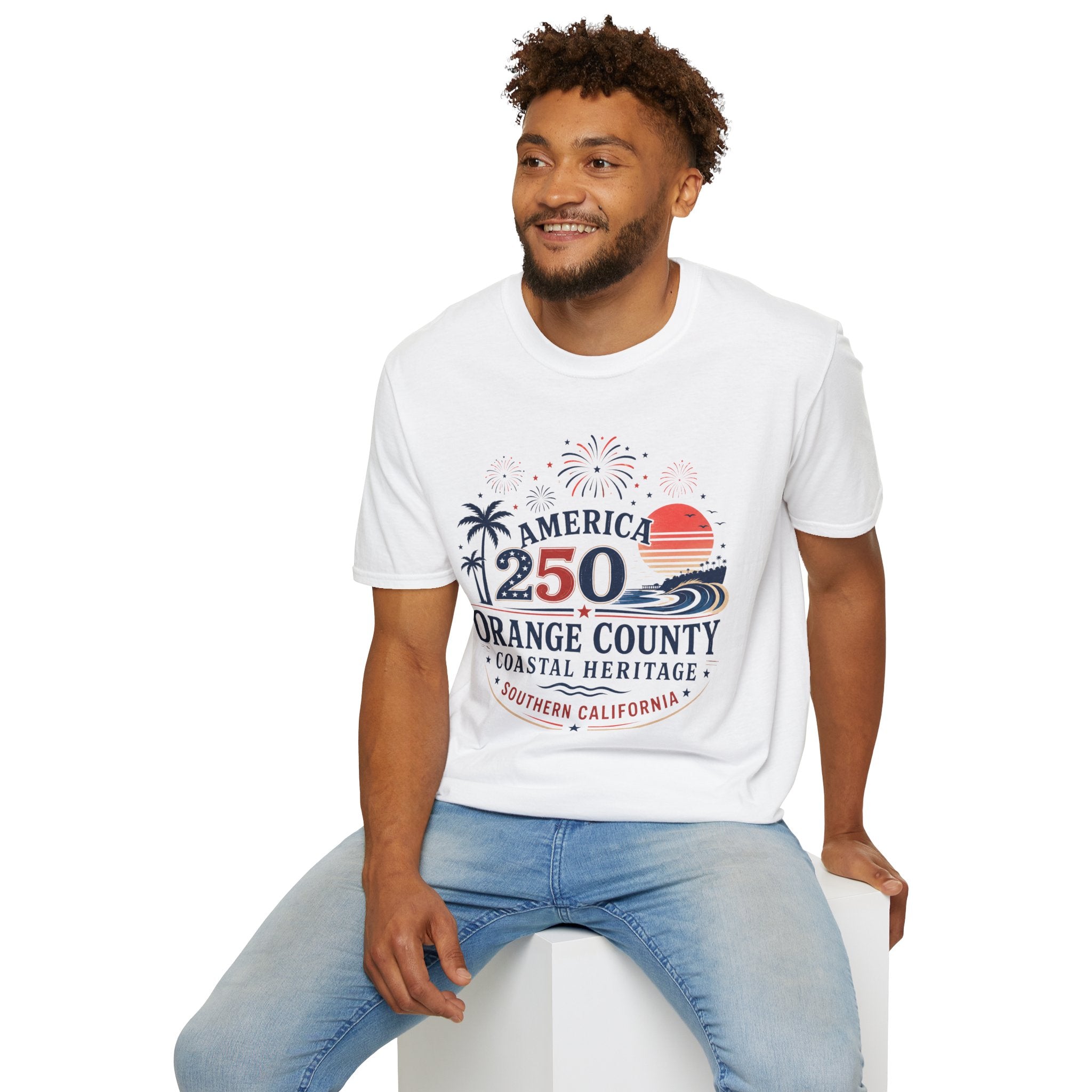 America 250 Orange County California Coastal Heritage T-Shirt