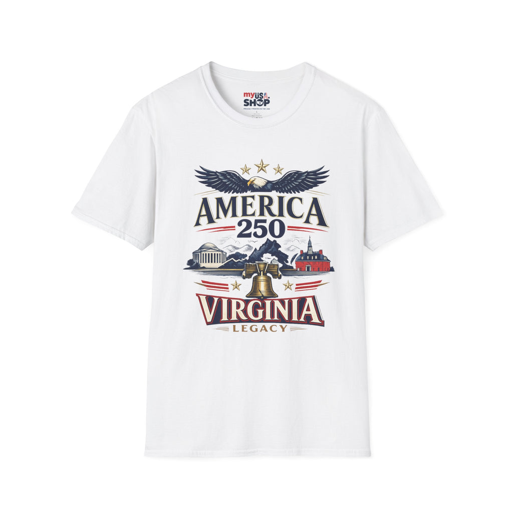 America 250 T‑Shirt – Virginia Legacy Patriotic Anniversary Tee