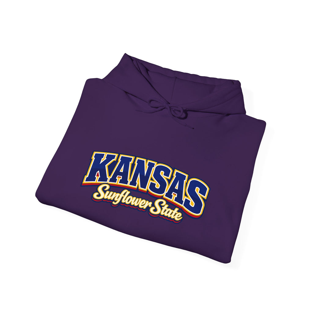 Kansas Sunflower State Heavy Blend Hooded Sweatshirt