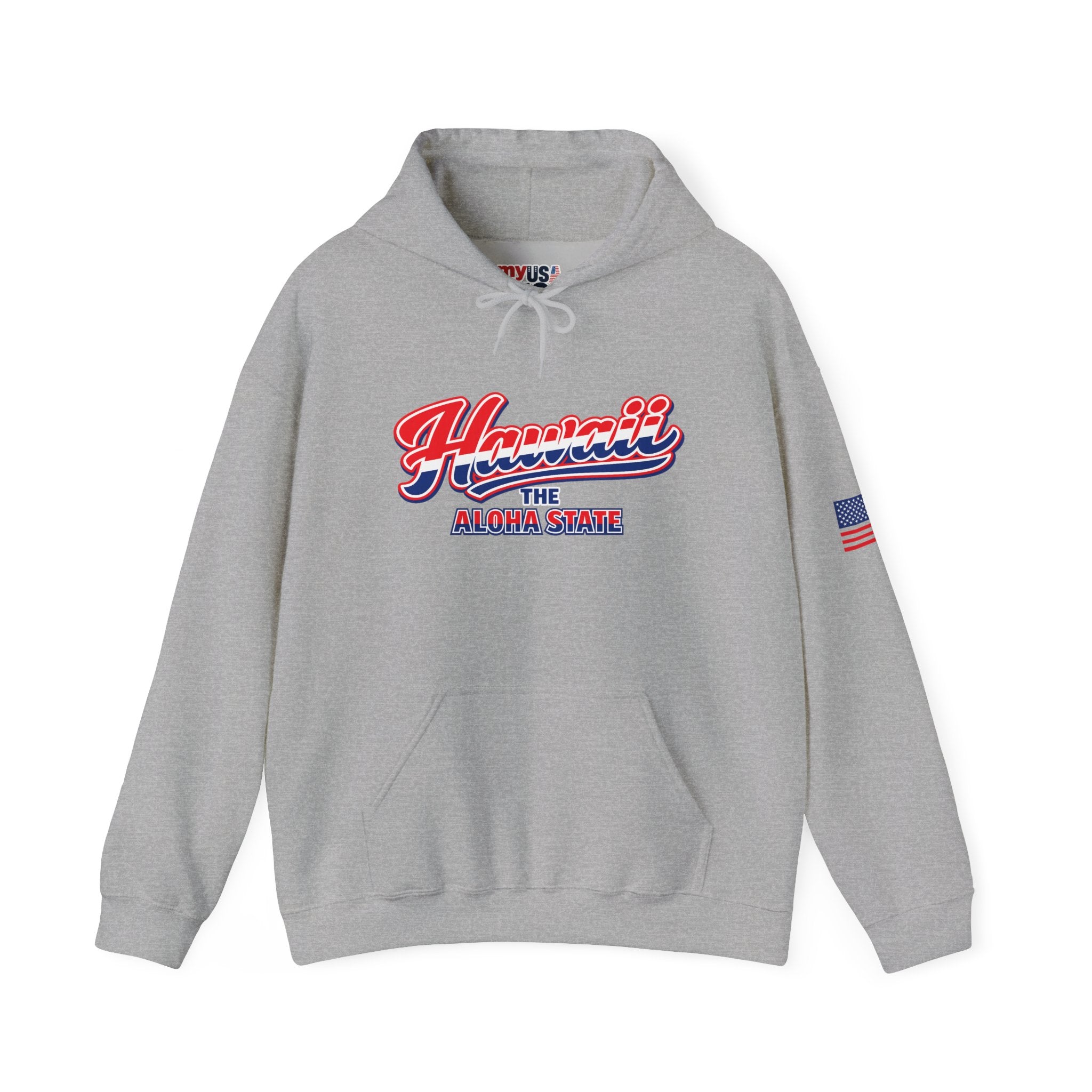 Hawaii The Aloha State Heavy Blend Hooded Sweatshirt