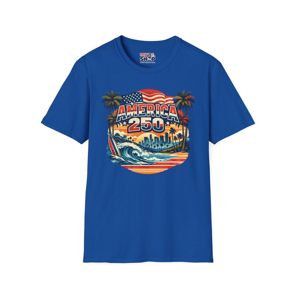 America 250 Los Angeles West Coast Patriot California Tee