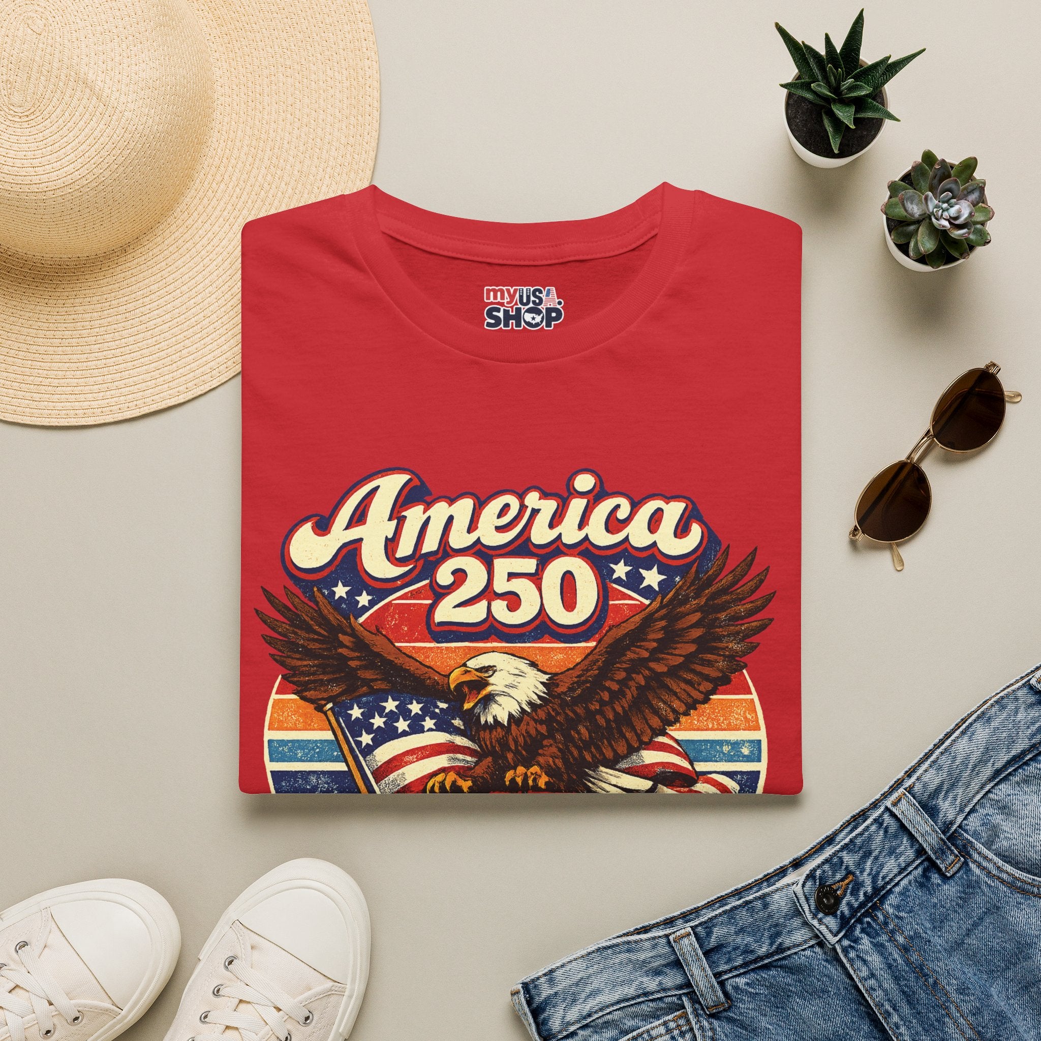 America 250 - Eagle Virginia Design Tee