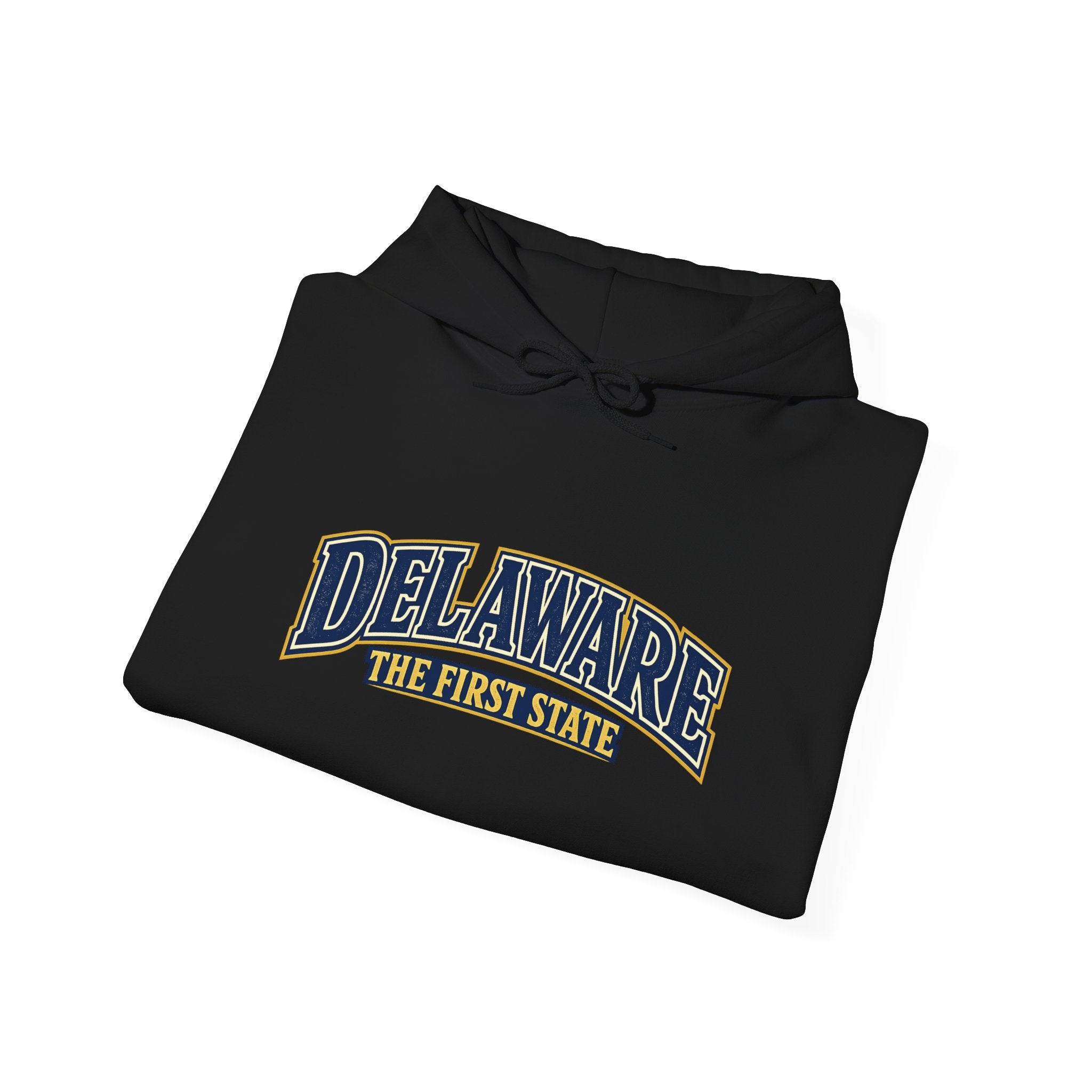 Delaware The First State Heavy Blend Hooded Sweatshirt