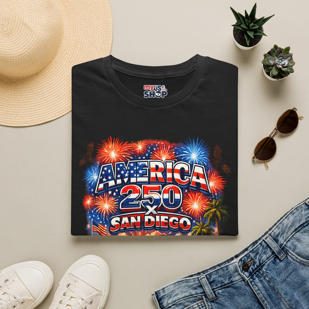 America 250 San Diego California Festival Tee
