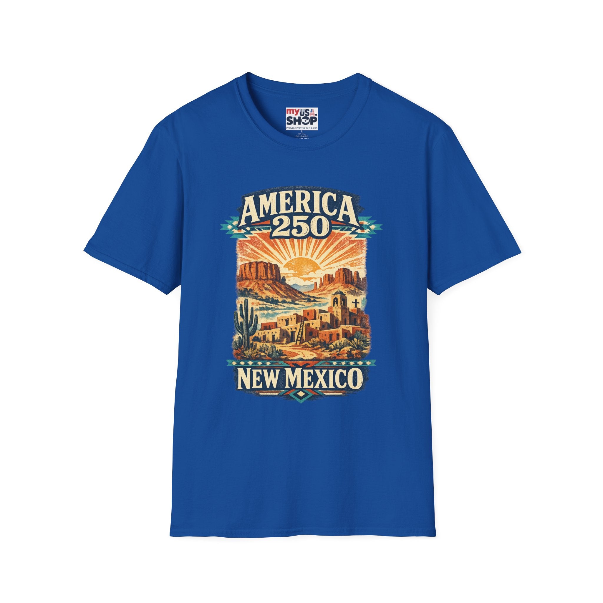 America 250 x New Mexico — Vintage Desert Sunset