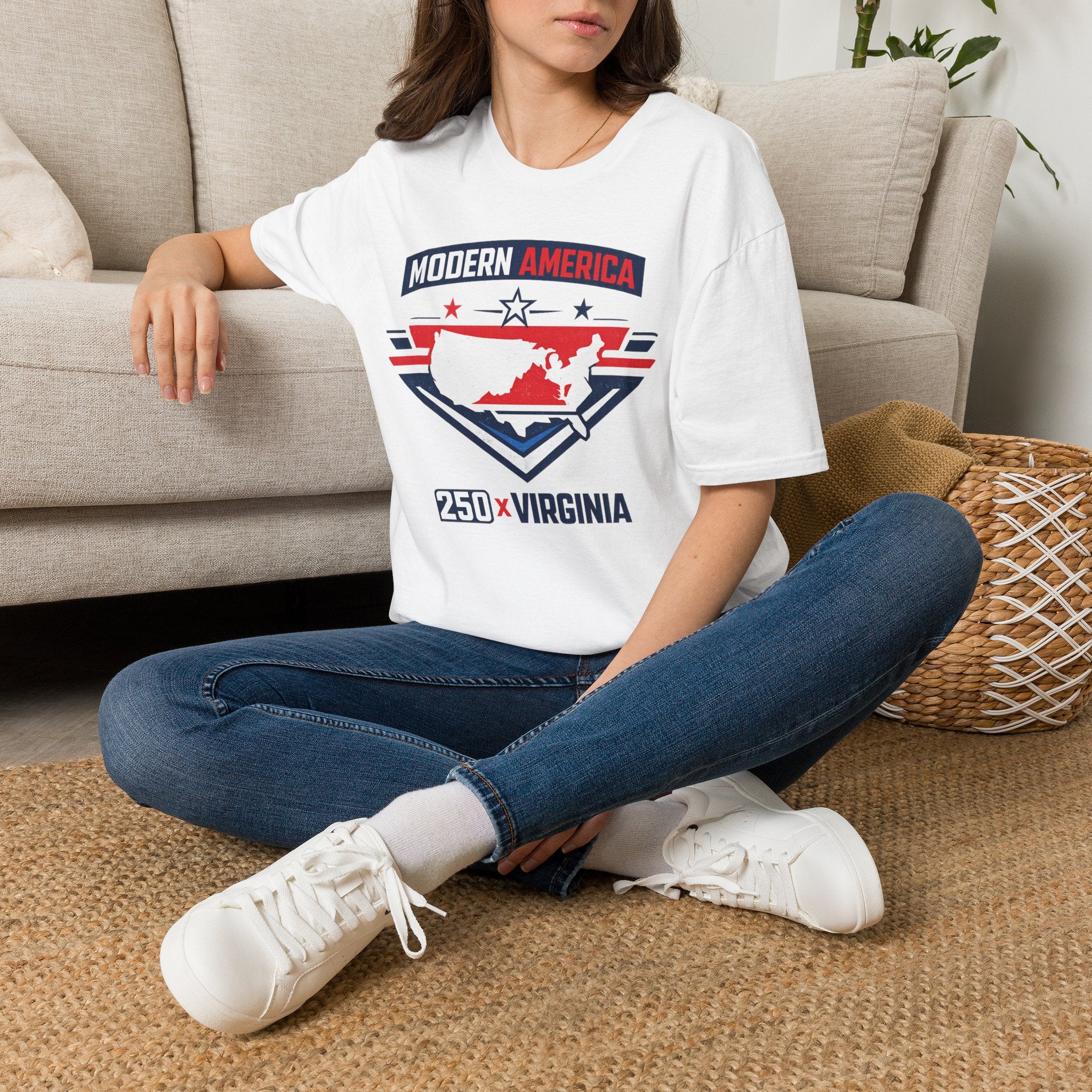 America 250 Virginia T‑Shirt — Patriotic USA State Graphic Tee