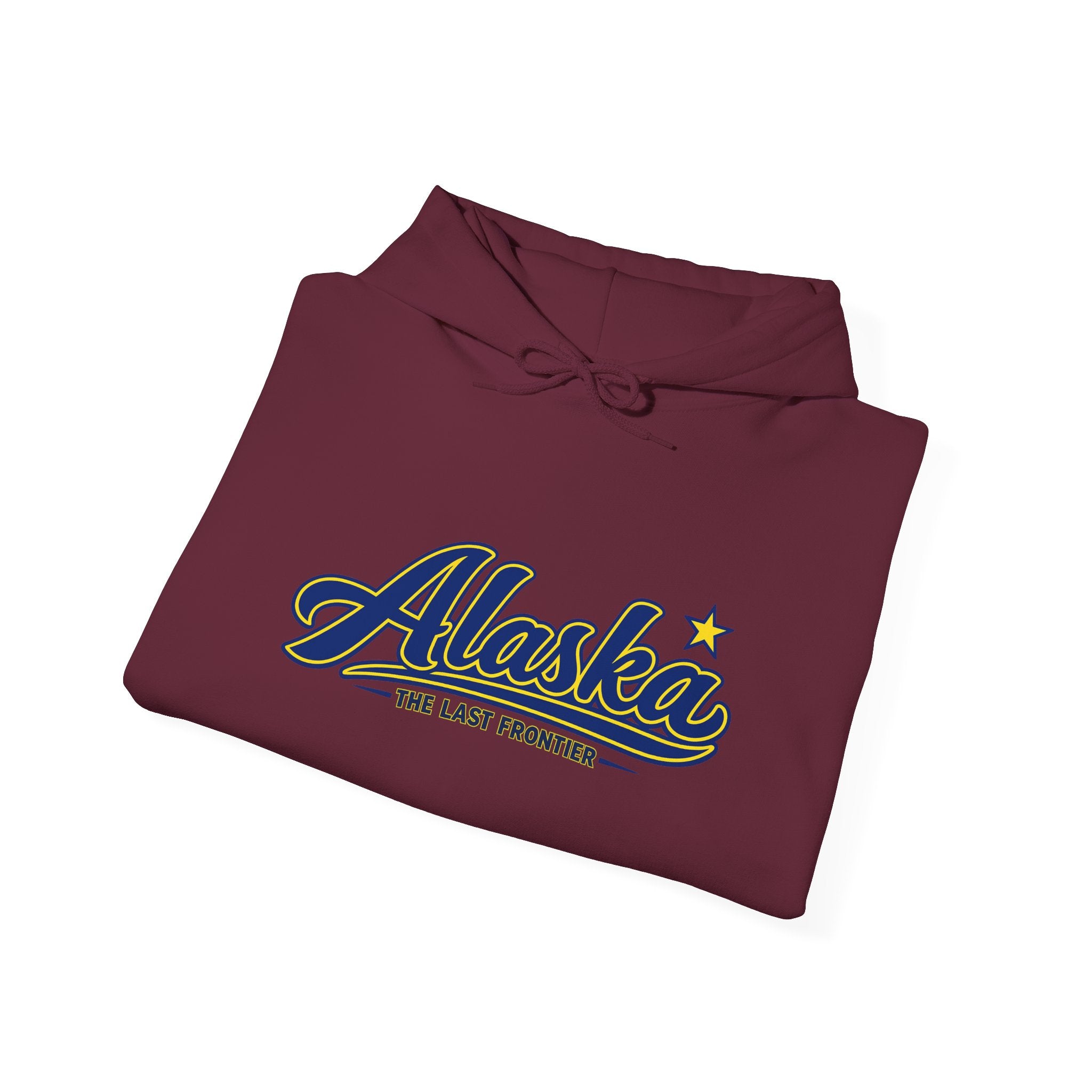 Alaska The Last Frontier Heavy Blend Hooded Sweatshirt