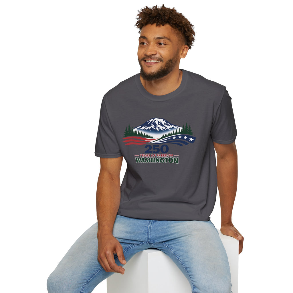 America 250 Washington T-Shirt - Unisex Softstyle T-Shirt