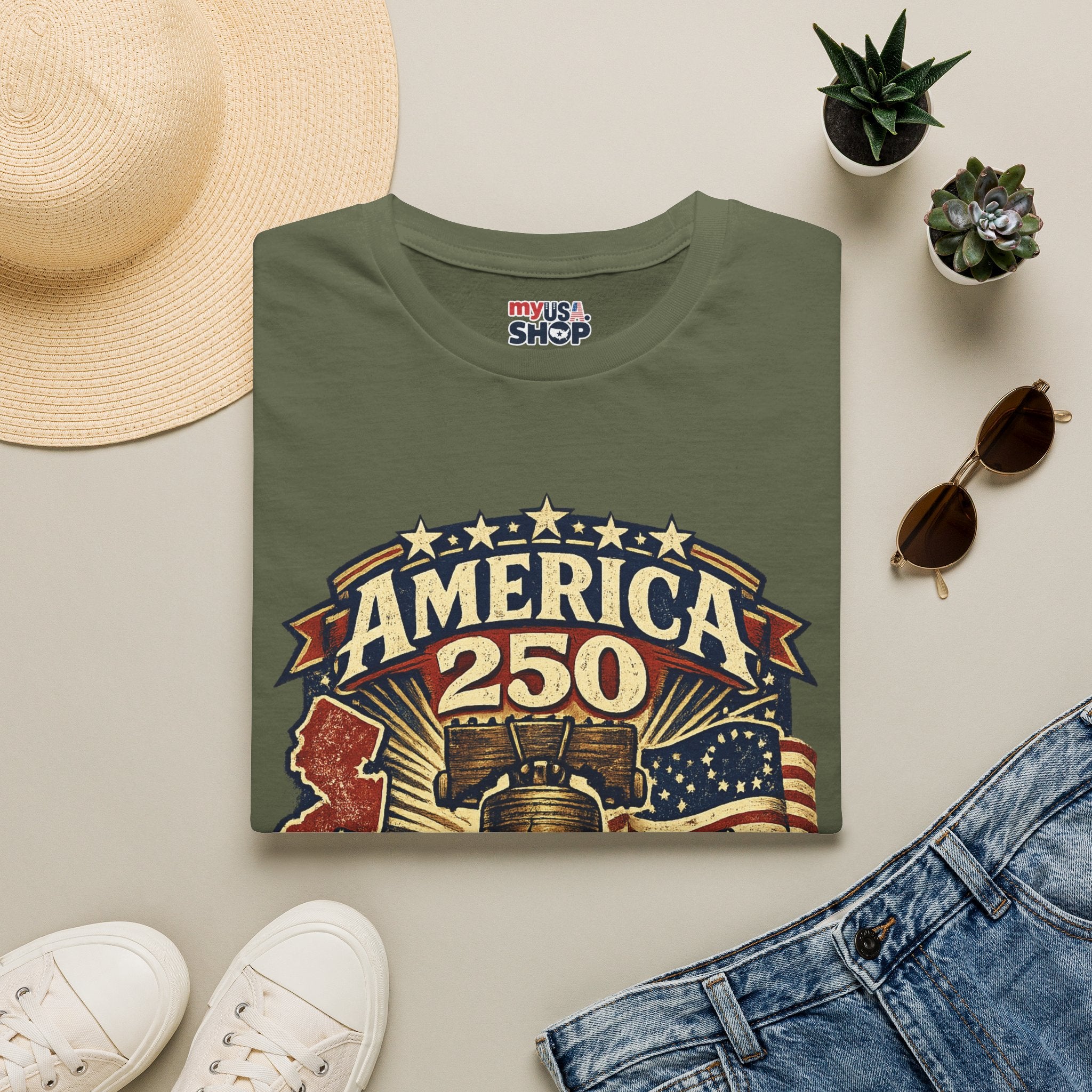 America 250 — New Jersey Bicentennial 1776–2026 Celebratory