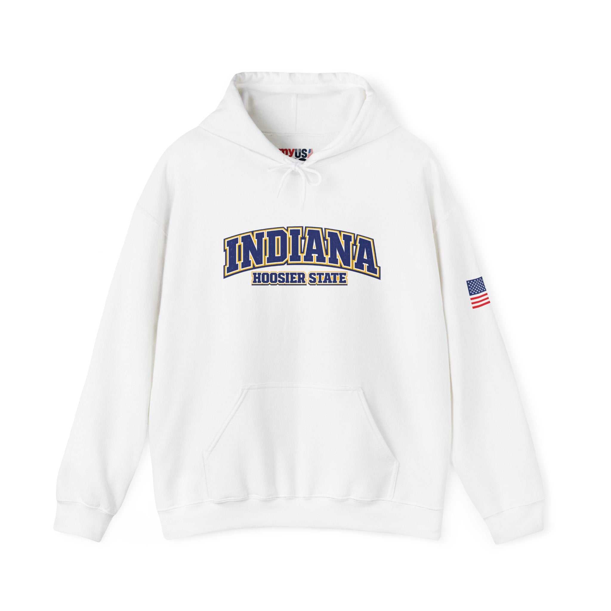 Indiana Hoosier State Heavy Blend Hooded Sweatshirt