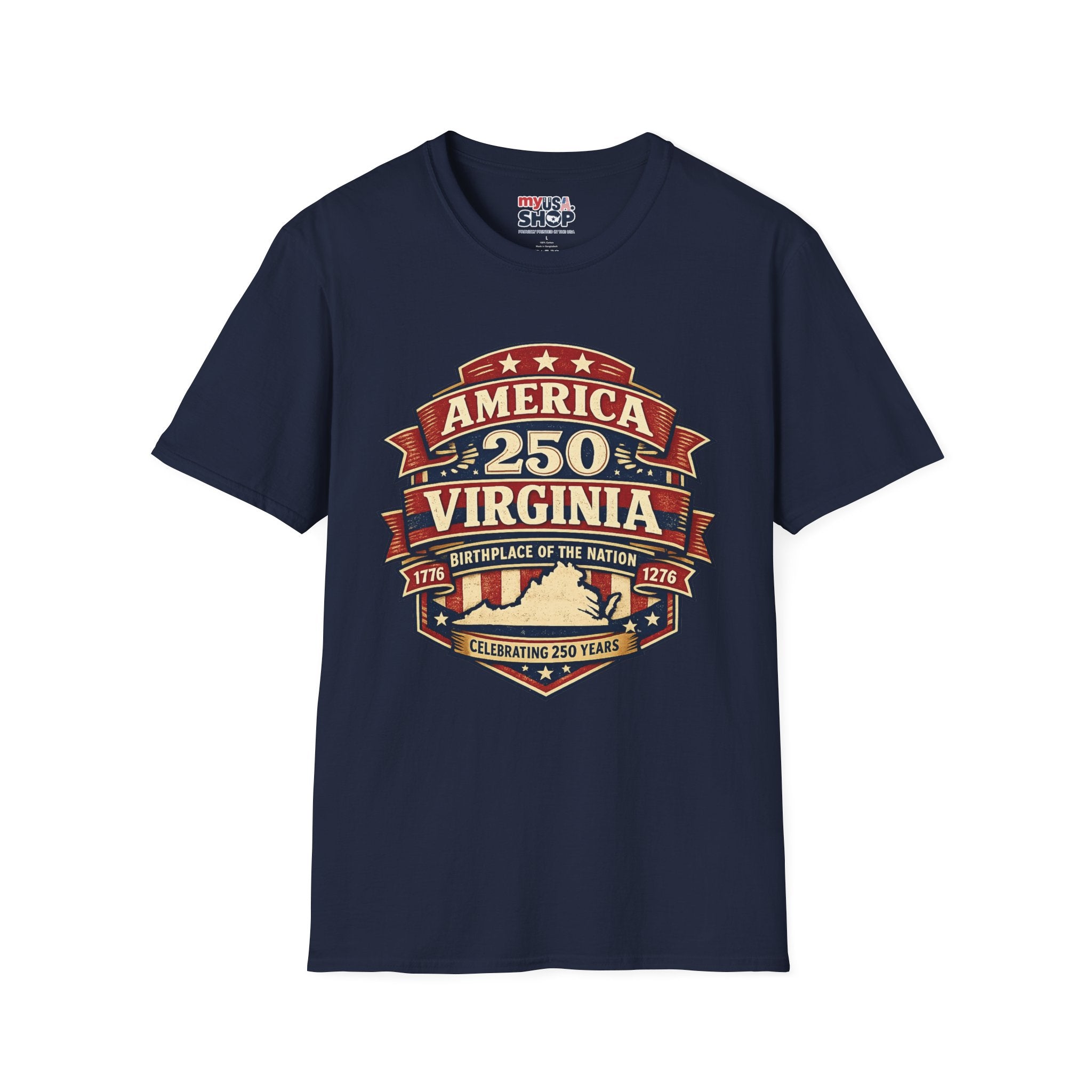 American 250 Virgnia Tee Birthplace of the Nation Design