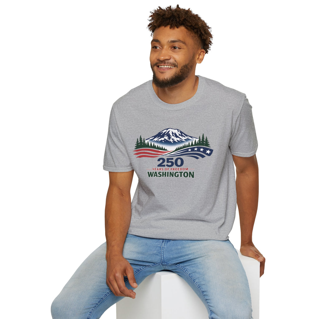 America 250 Washington T-Shirt - Unisex Softstyle T-Shirt