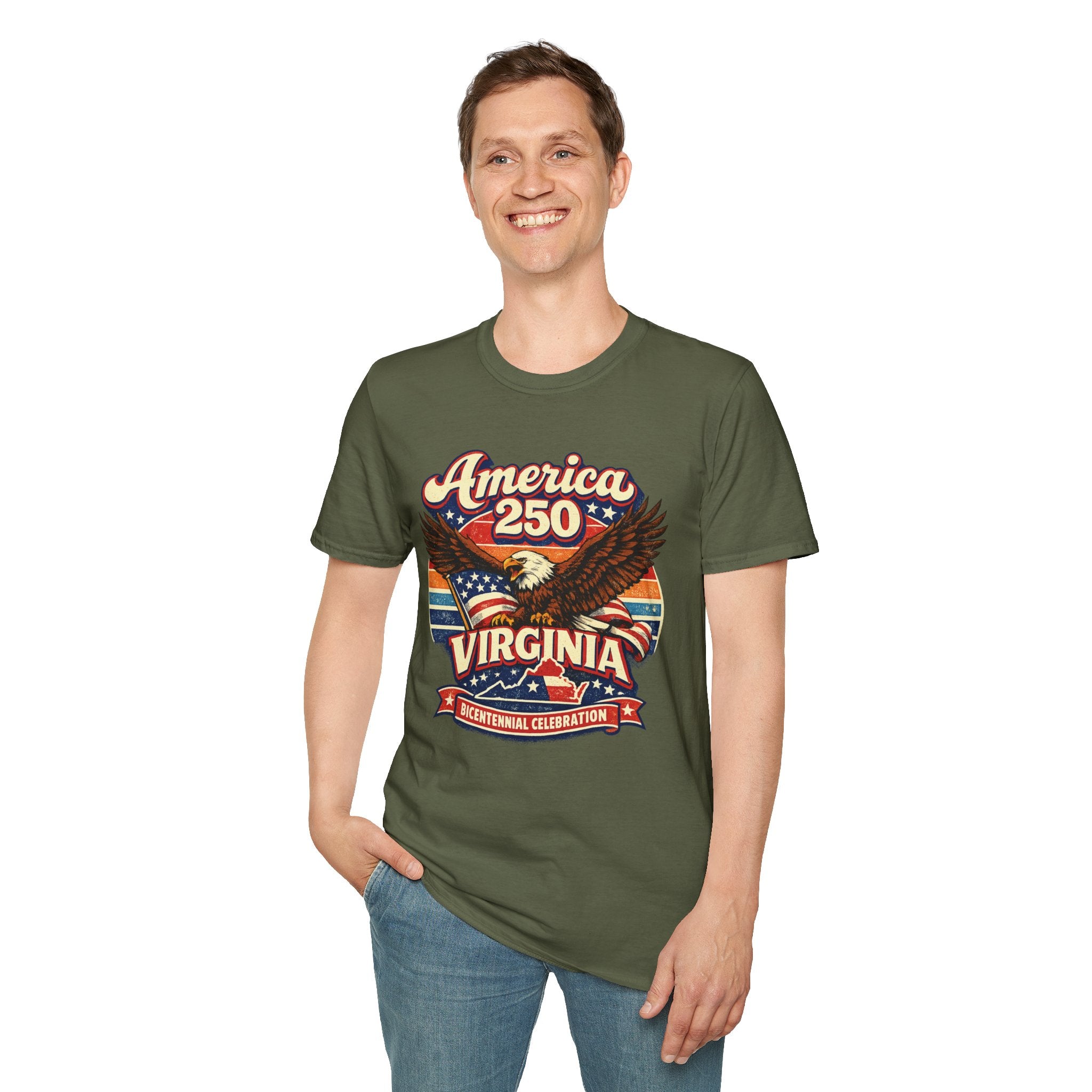 America 250 - Eagle Virginia Design Tee