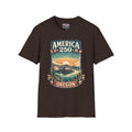 Oregon America 250 Shirt — Crater Lake Sunset Vintage Tee