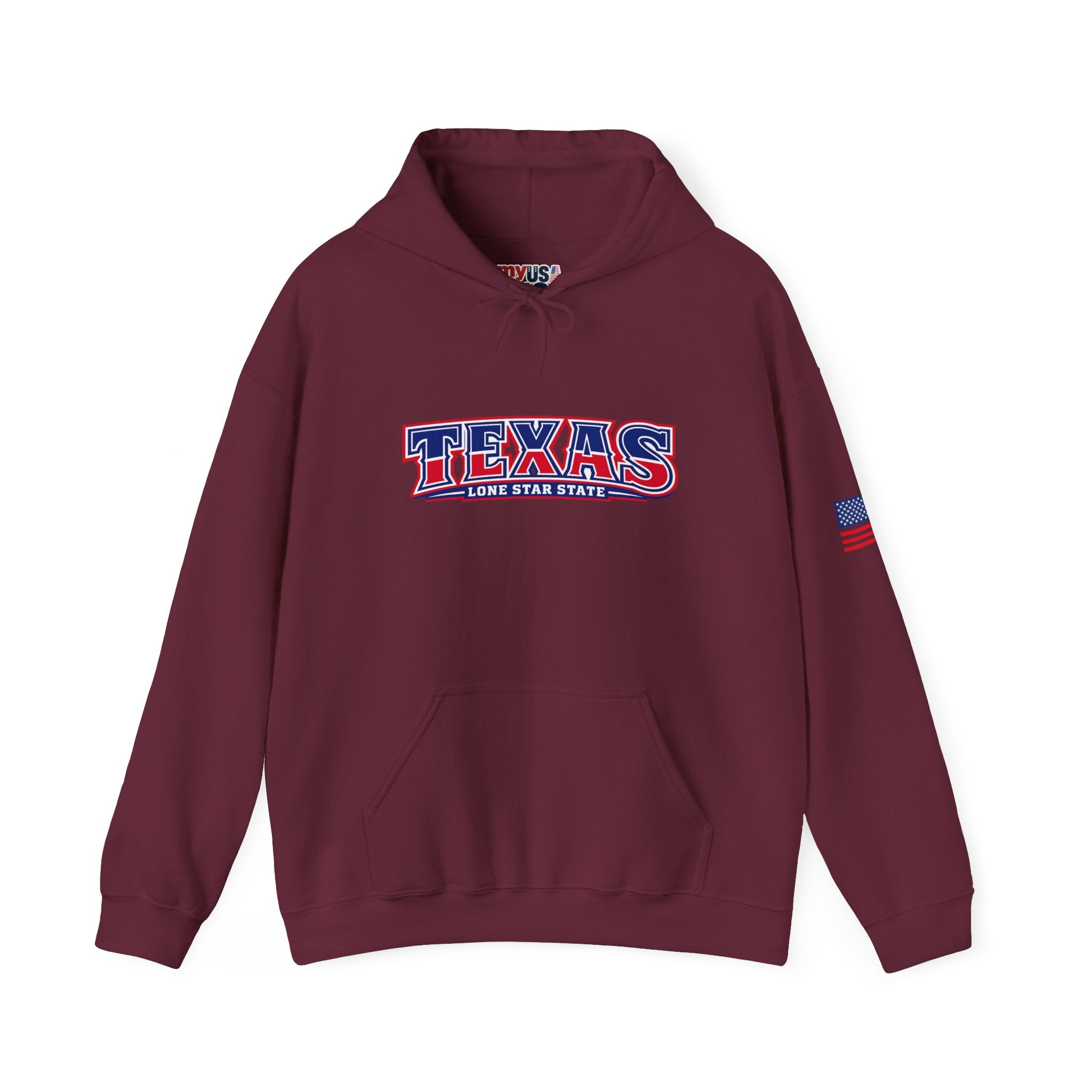 Texas The Lone Star State Heavy Blend Hooded Sweatshirt
