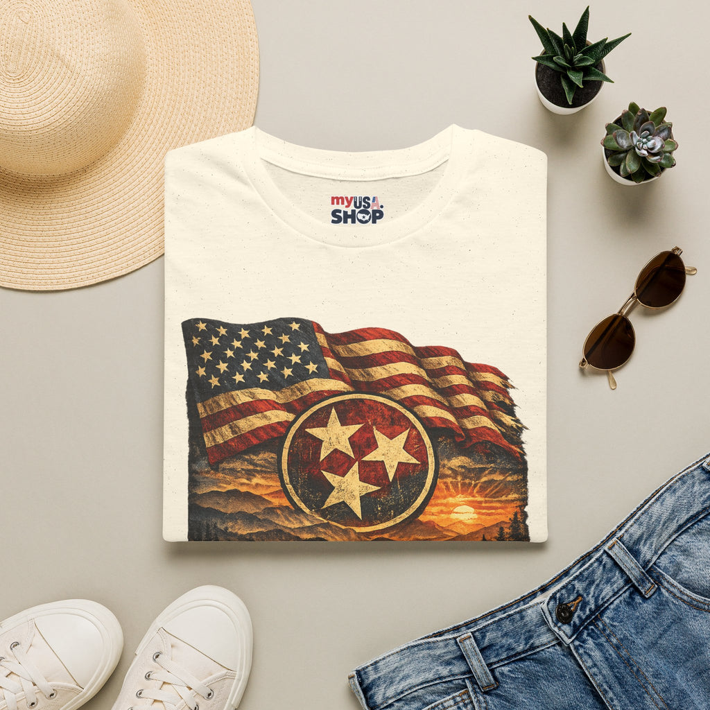 America 250 Tennessee T-Shirt — 250 Years of Freedom Patriotic Graphic Tee