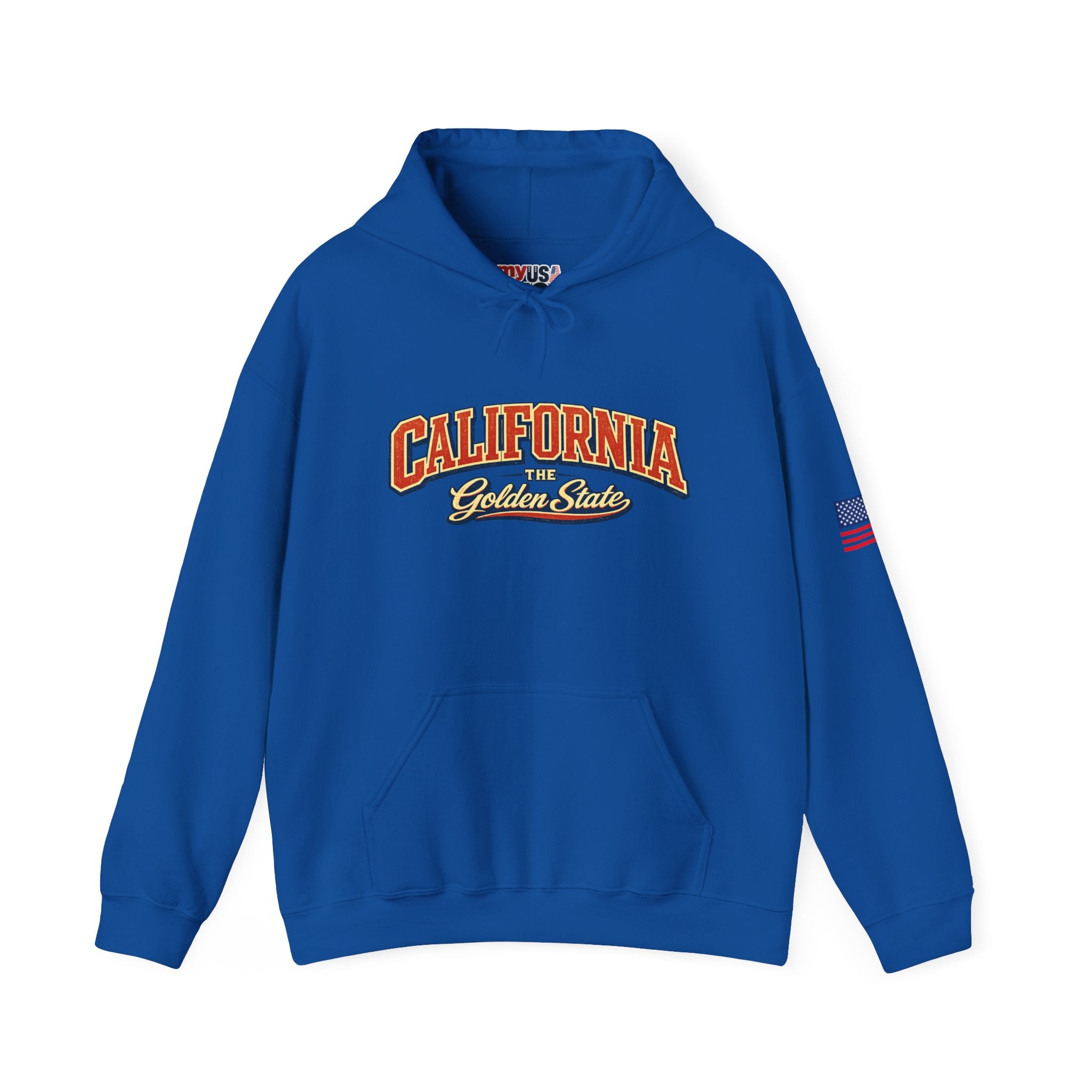 California The Golden State Heavy Blend Hooded Sweatshirt