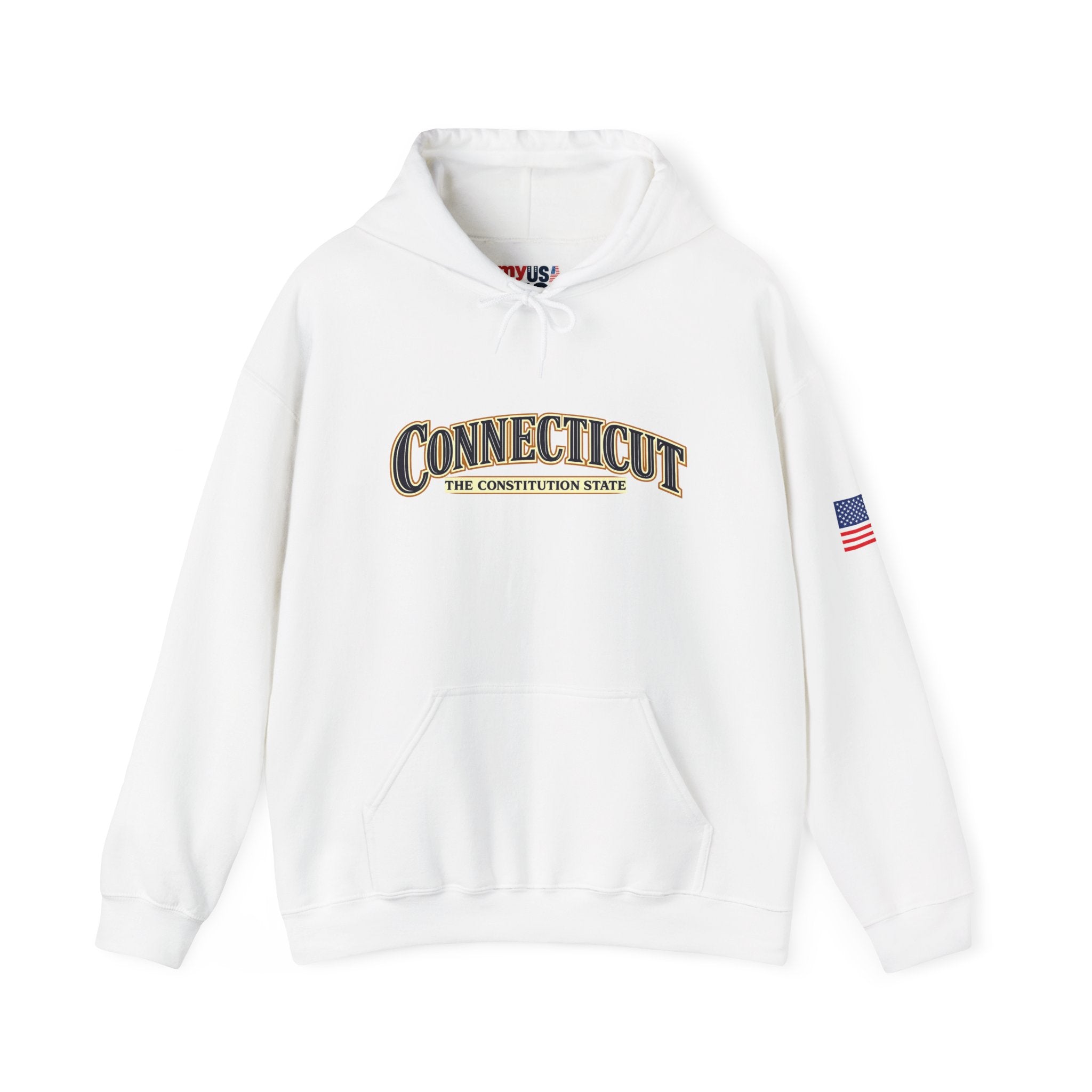 Connecticut The Constitution State Heavy Blend Hooded Sweatshirt