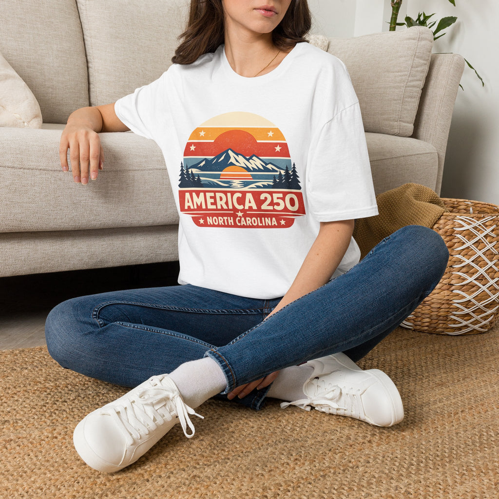 America 250 North Carolina - Mountain Sunset T-Shirt
