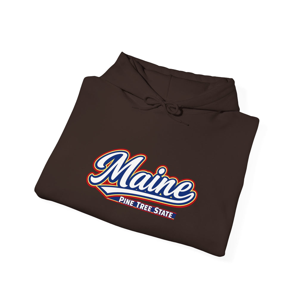 Maine Pine Tree State Heavy Blend Hooded Sweatshirt
