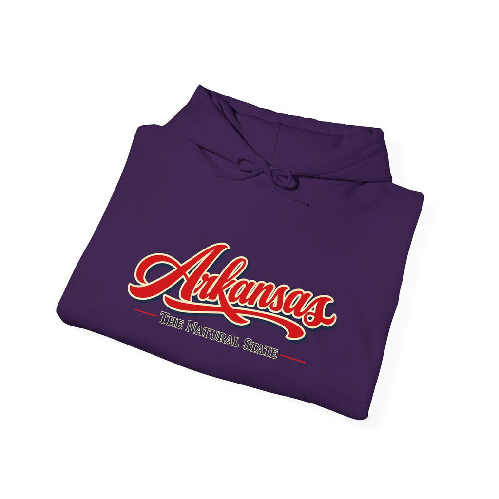Arkansas The Natural State Heavy Blend Hooded Sweatshirt