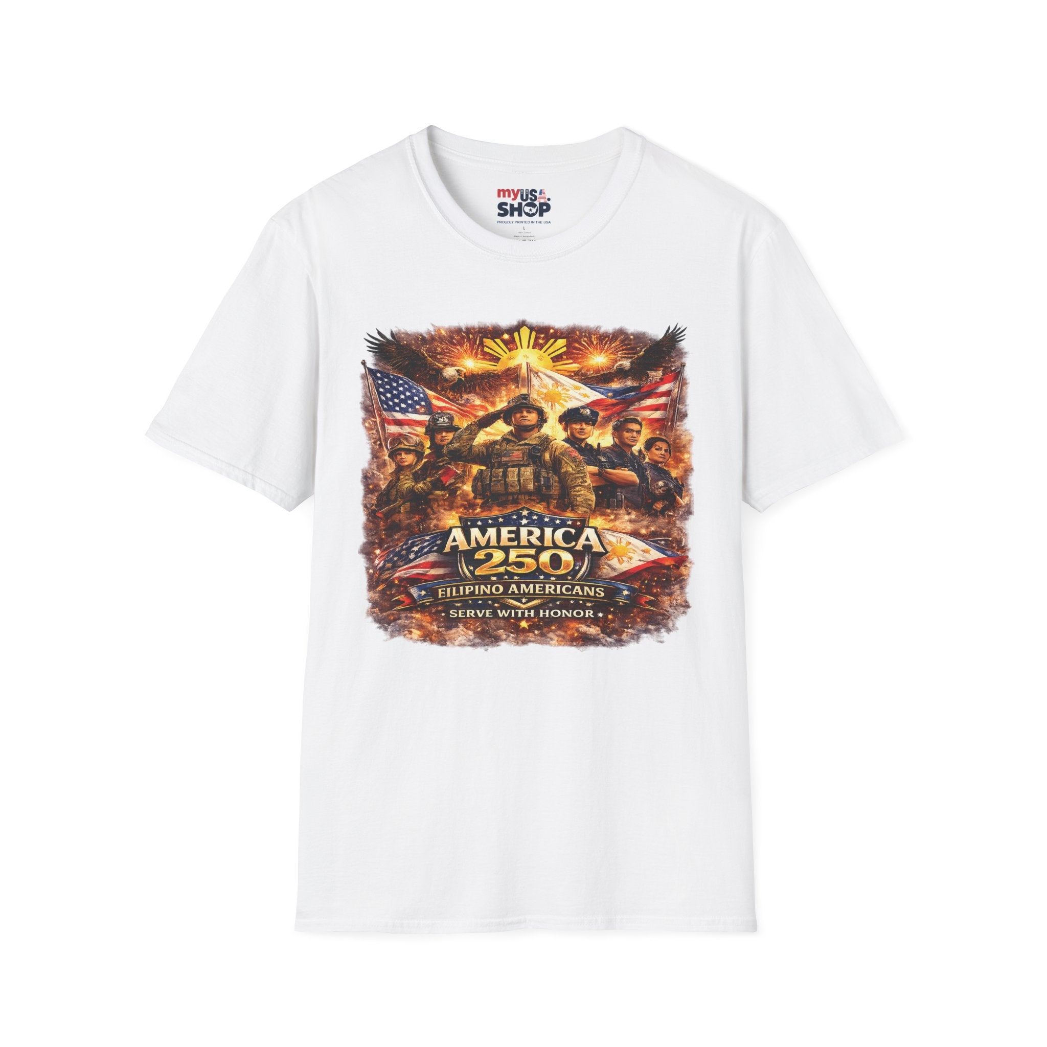 Patriotic Filipino America 250 Military Tribute