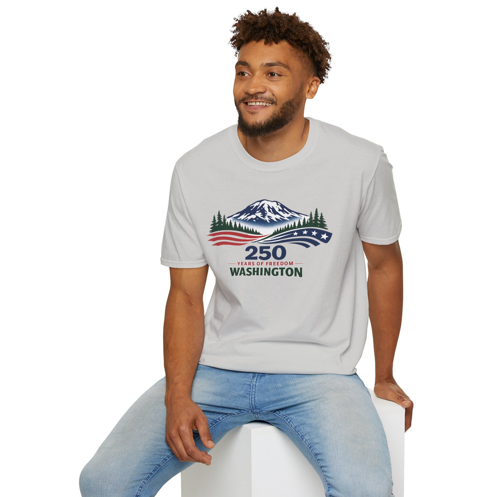 America 250 Washington T-Shirt - Unisex Softstyle T-Shirt