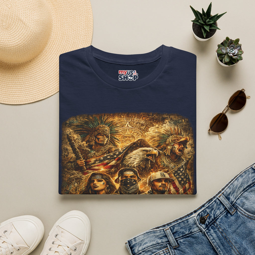 America 250 x Chicano Native Pride Graphic Tee — “Strength & Culture” 250th Anniversary Design