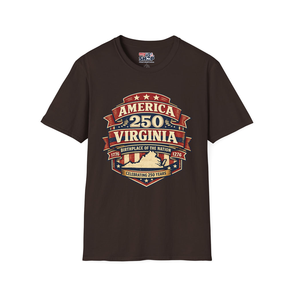 American 250 Virgnia Tee Birthplace of the Nation Design