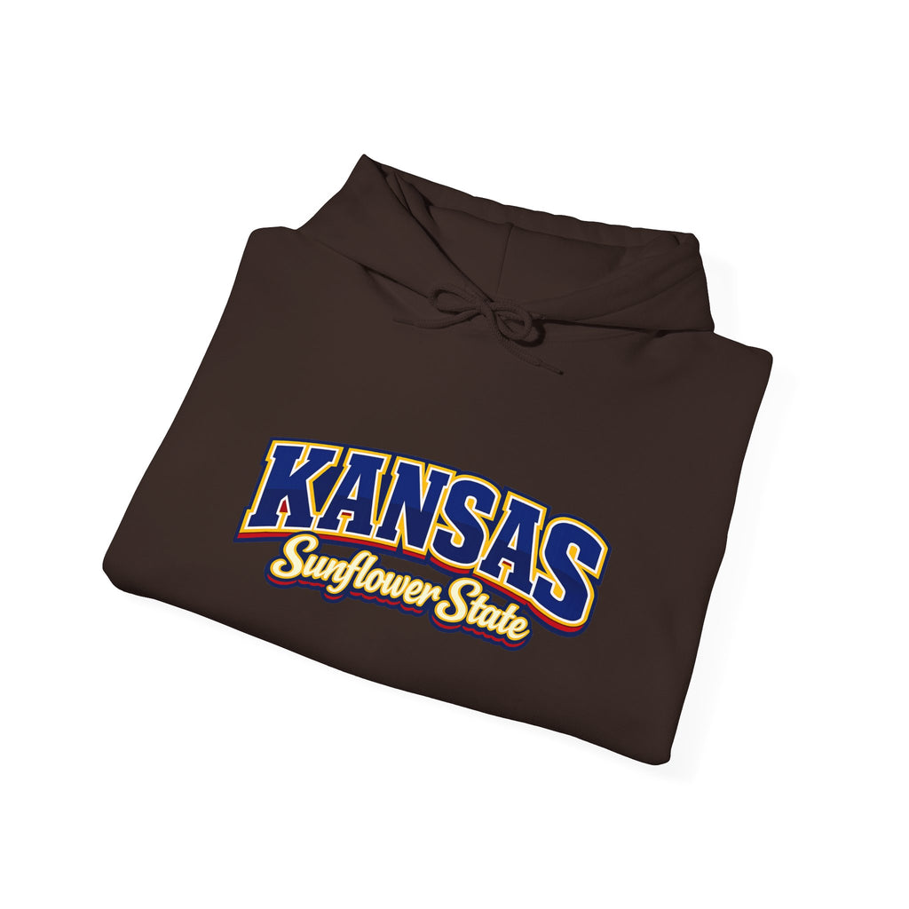 Kansas Sunflower State Heavy Blend Hooded Sweatshirt