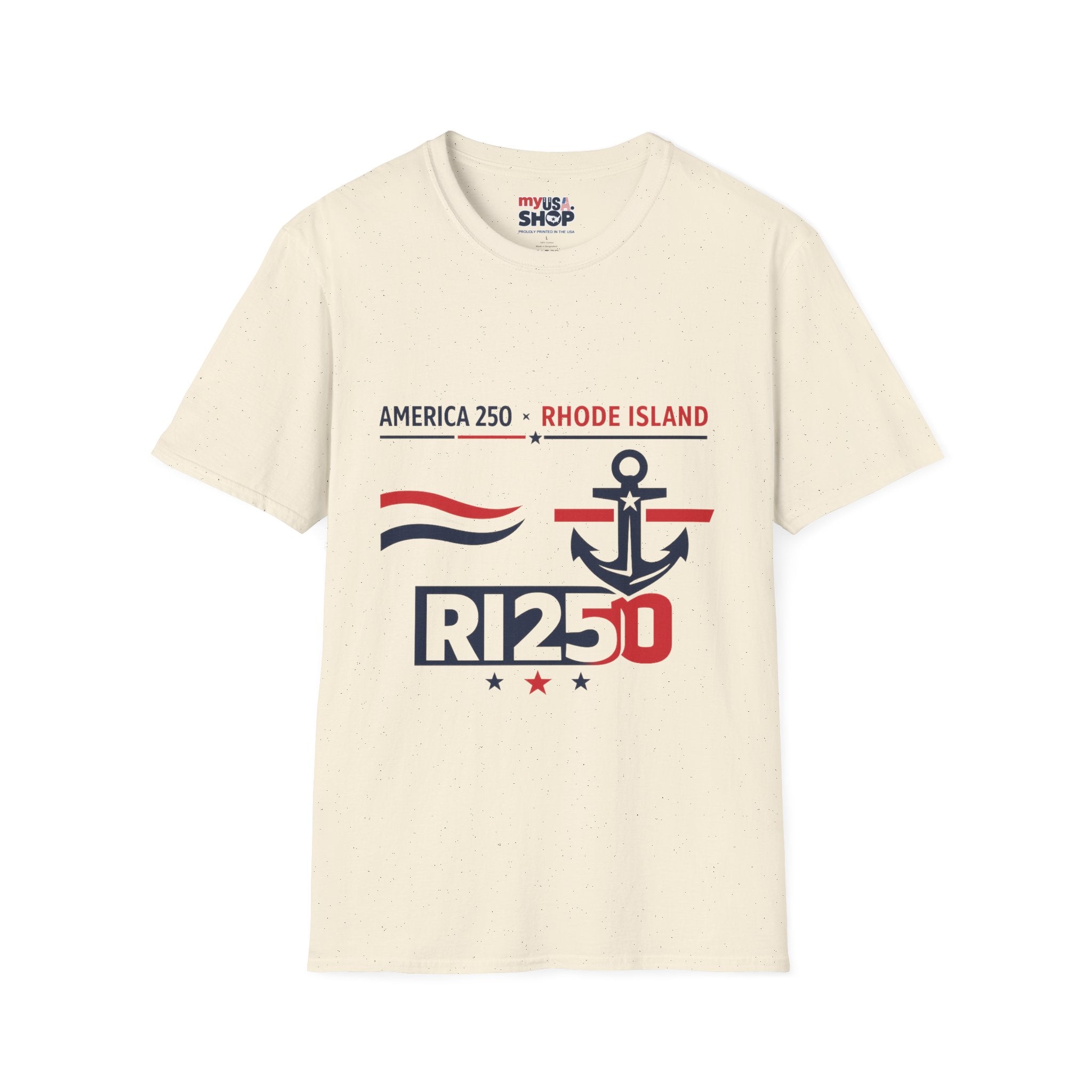 RI250 Rhode Island America 250 Shirt — Modern Nautical Graphic Tee
