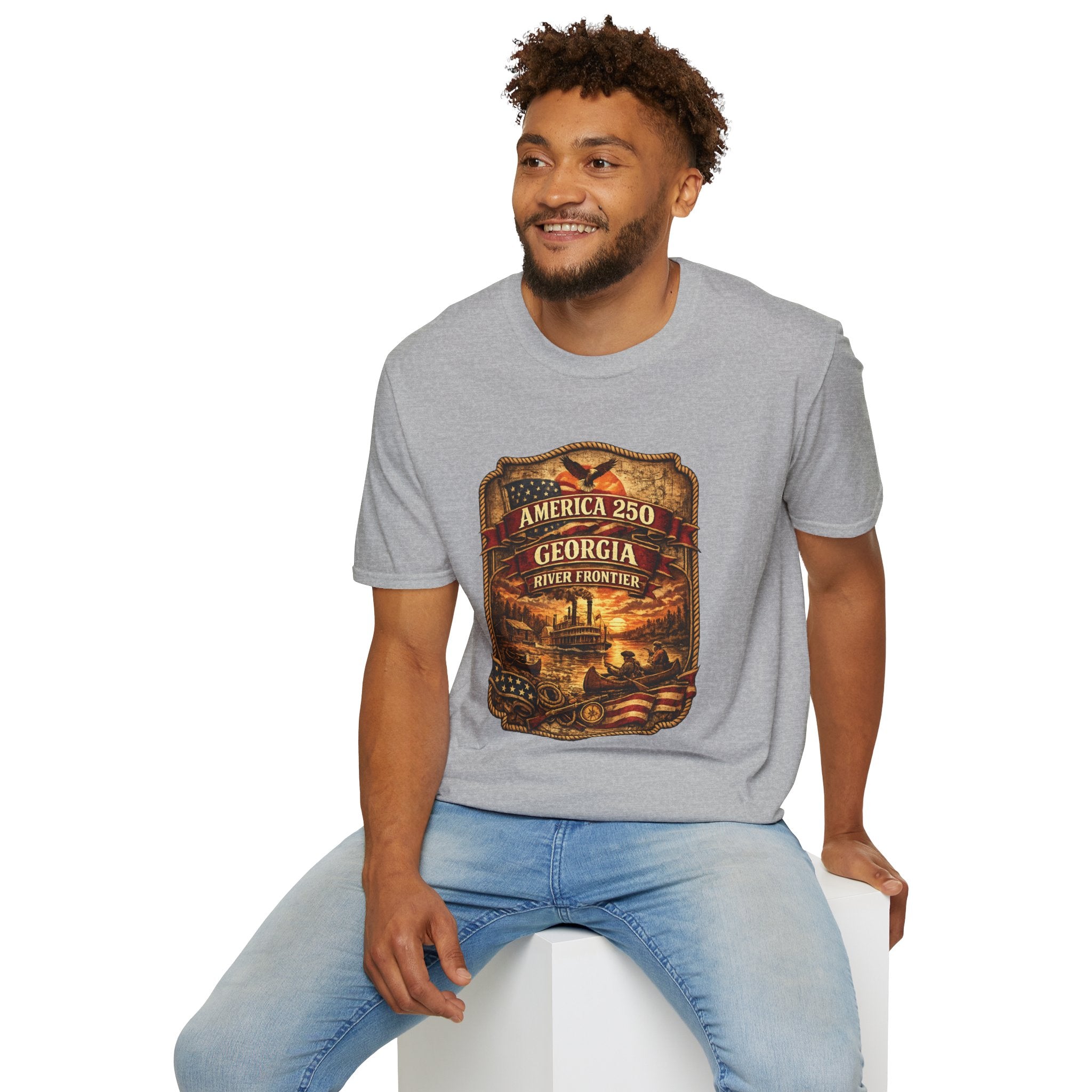 America 250 Georgia - River Frontier T‑Shirt