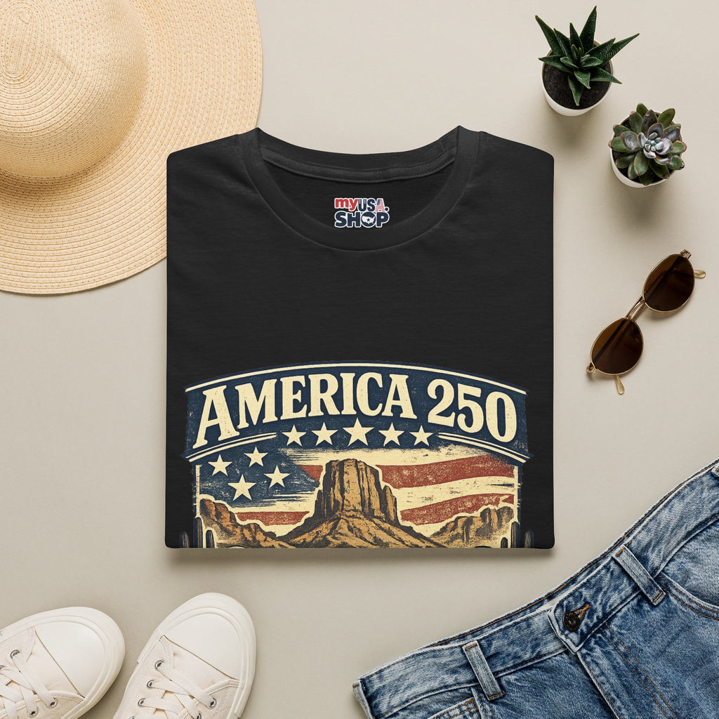 America 250 Shirt — Oregon Western Pioneer Trail Graphic Tee