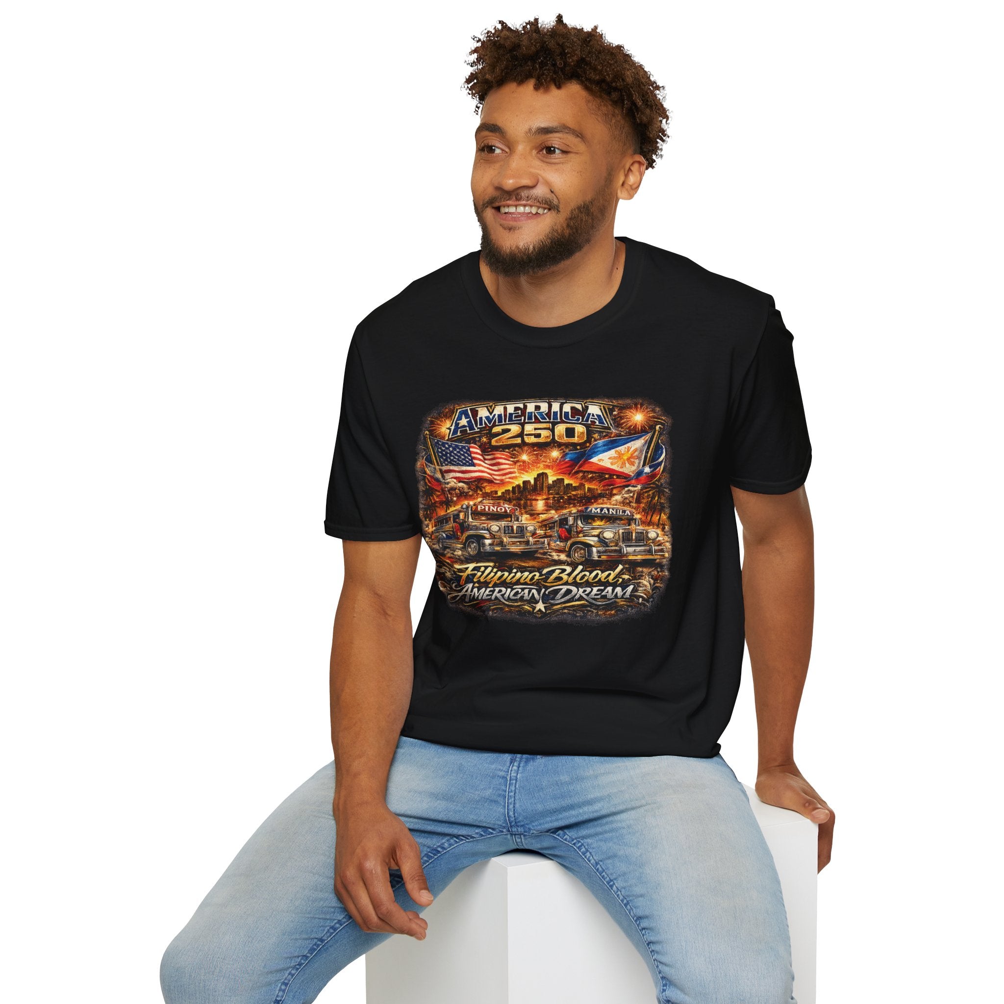 America 250 — Filipino American Patriotic Tee
