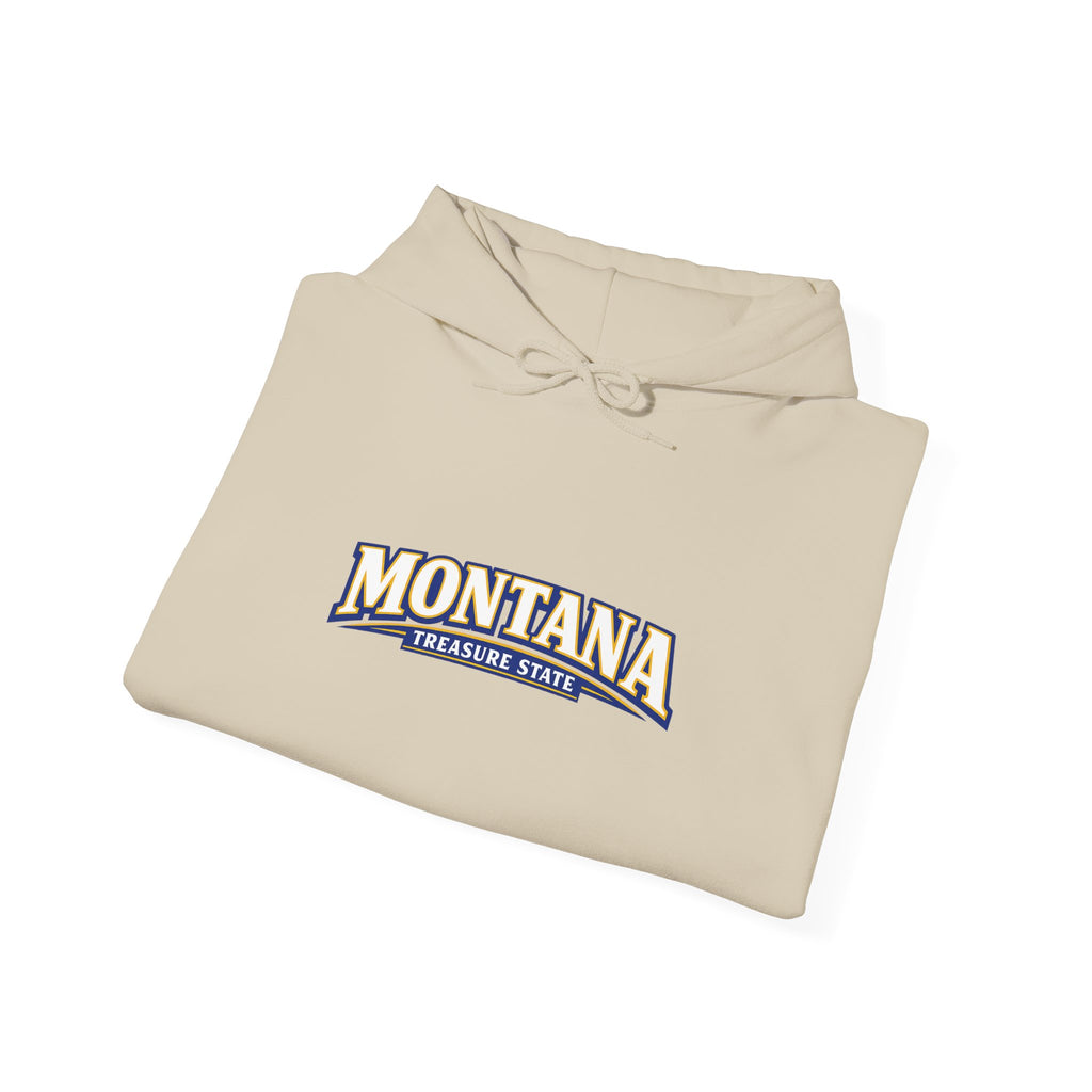 Montana Treasure State Heavy Blend Hooded Sweatshirt
