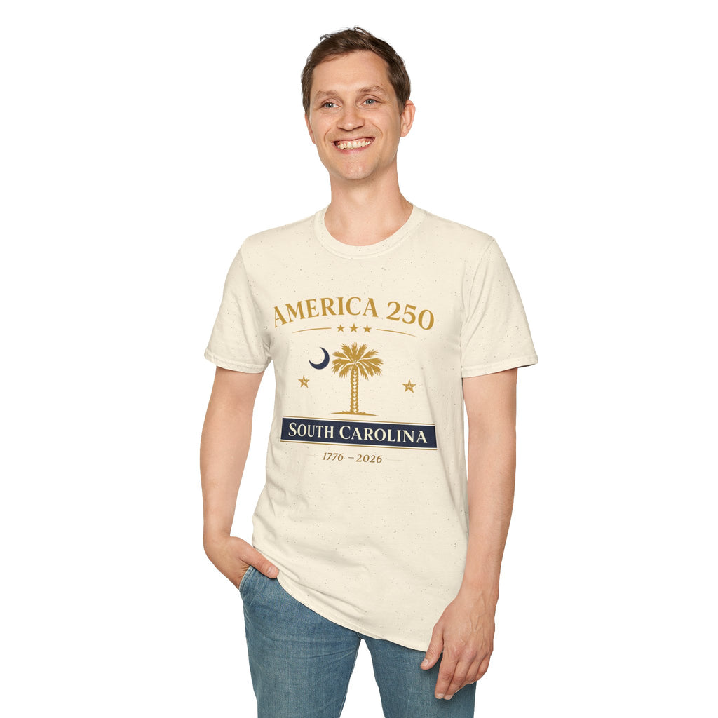 America 250 South Carolina T-Shirt 1776 - 2026 Celebration Tee